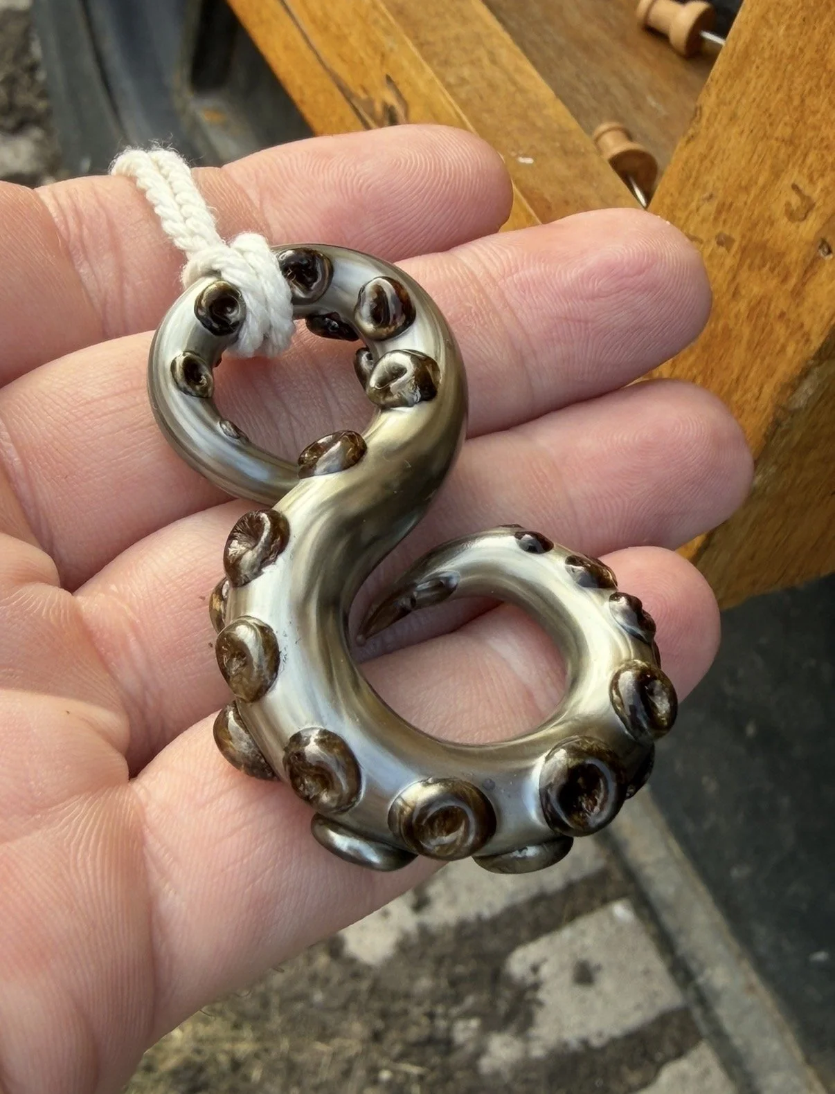 Electrum Seacaller Pendant