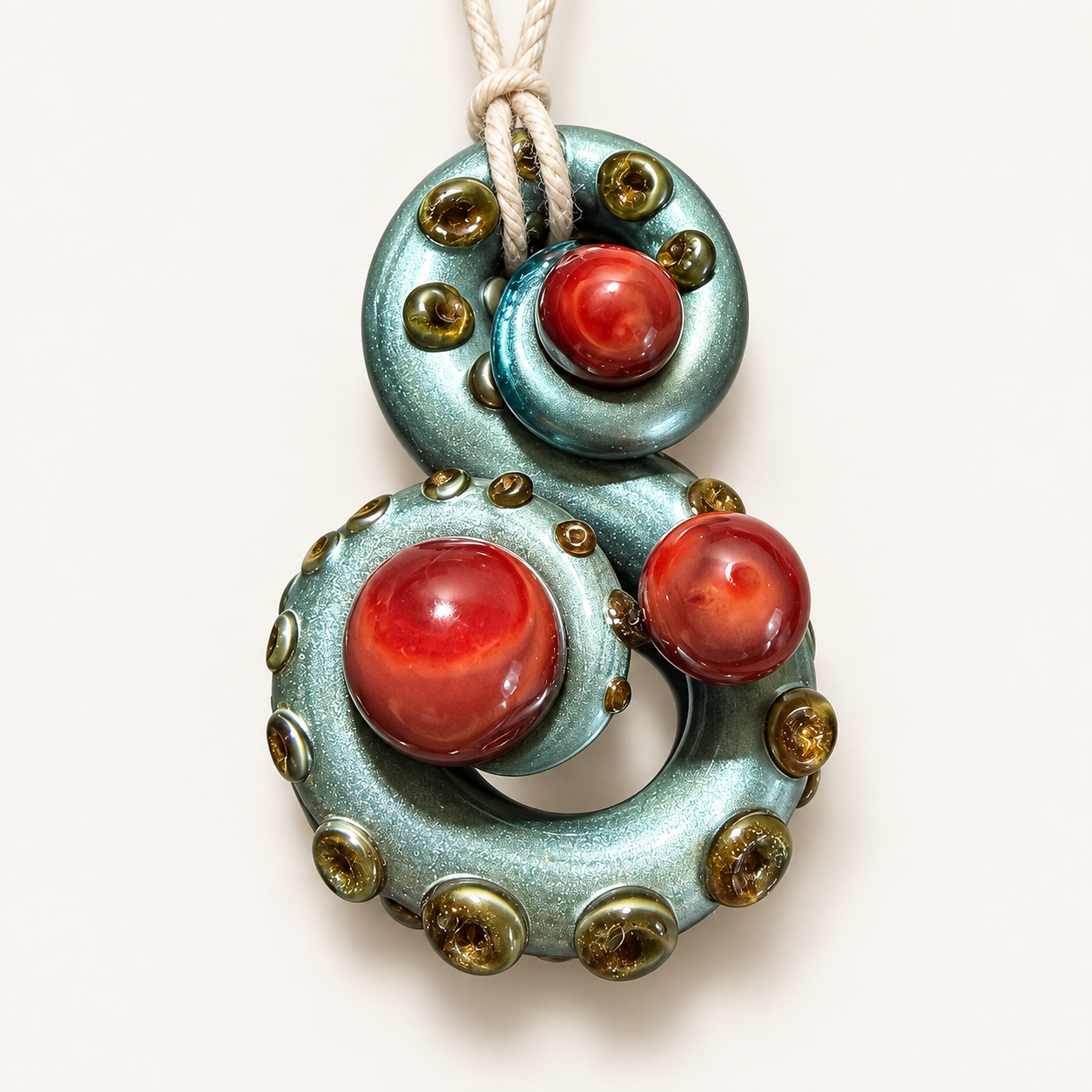 Electrum Tricaller Pendant #13
