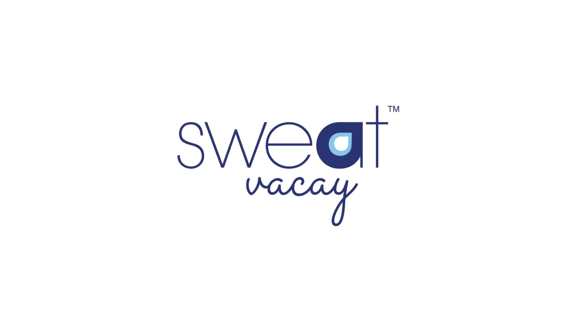 Logo for Sweat Vacay product on point