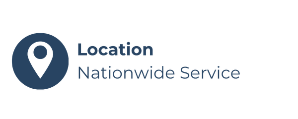 Logo with a location pin icon and the text 'Location Nationwide Service'.