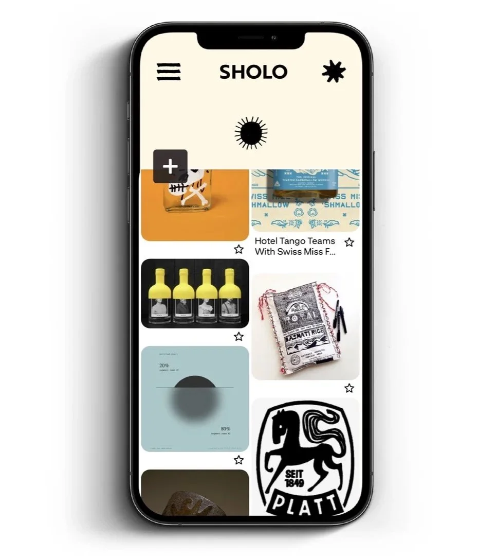 Sholo personal mood board for founders