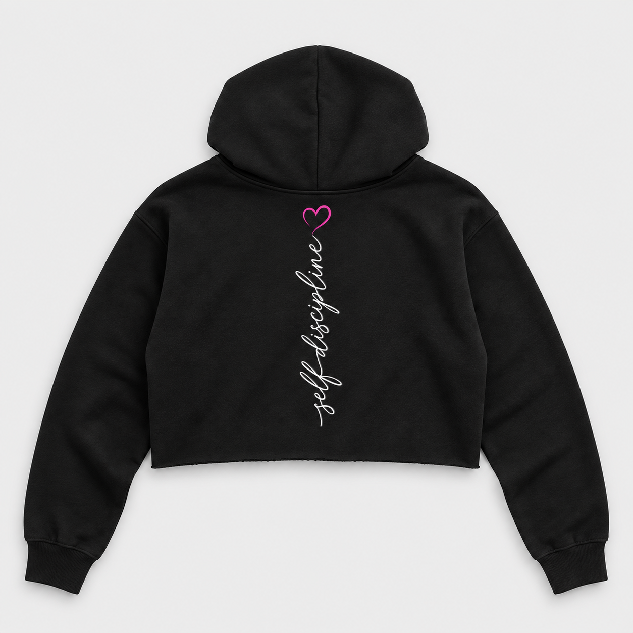 Black cropped hoodie with vertical script (29).png
