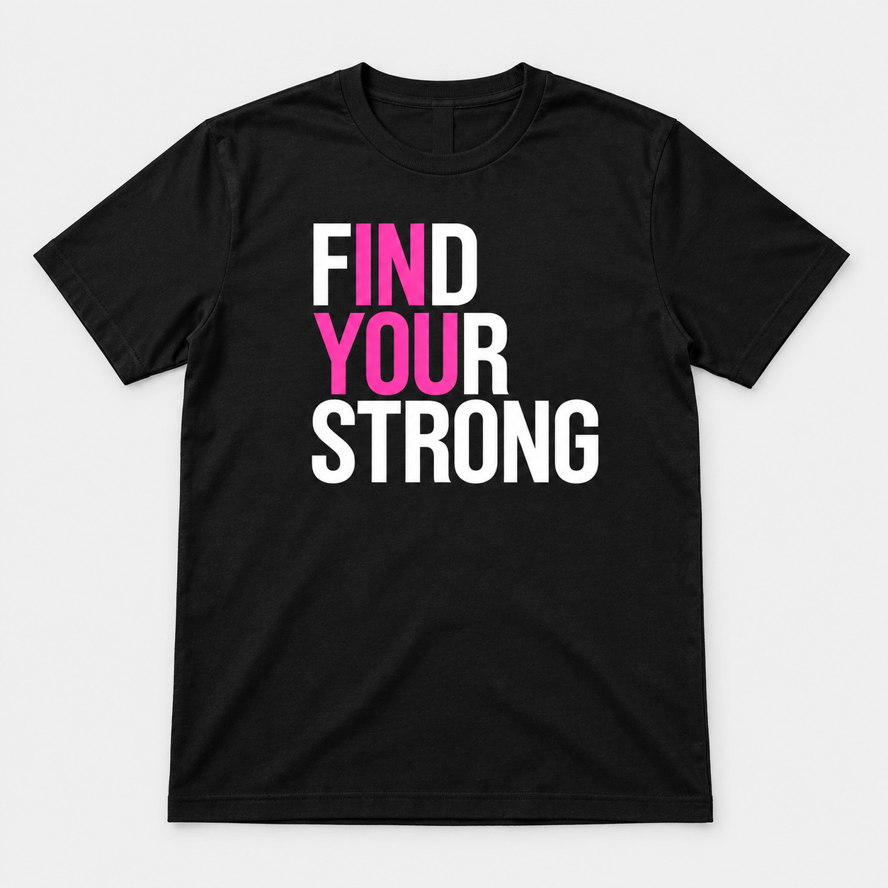 Black T-shirt with FIND YOUR STRONG print (18).png