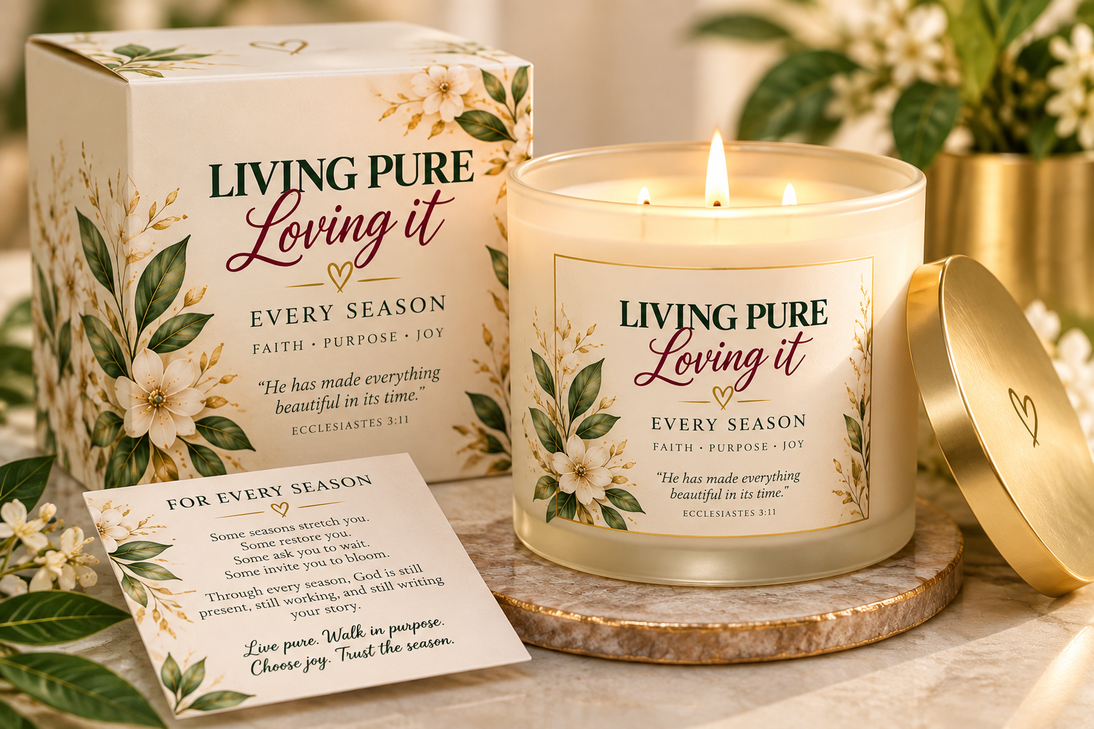 Living Pure & Loving It™ — Every Season Candle