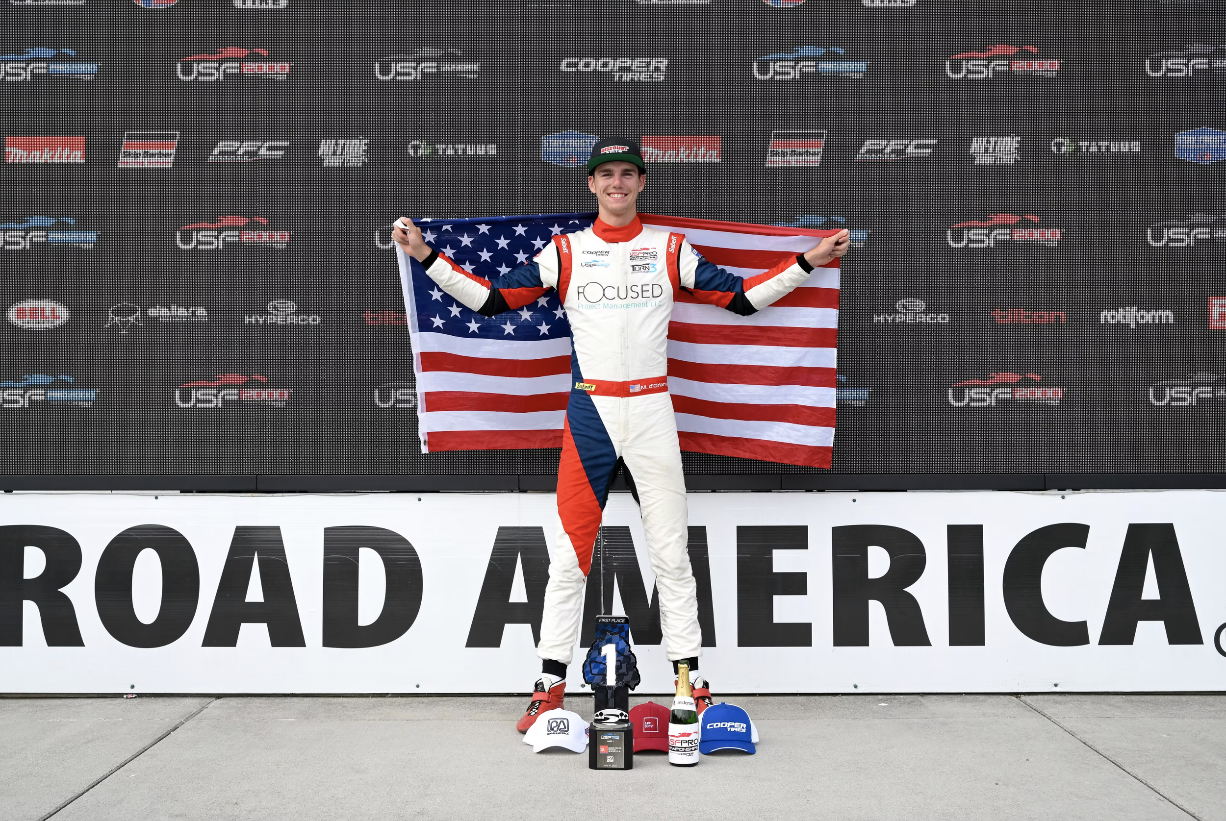 MICHAEL D'ORLANDO EARNS MAIDEN VICTORY AT ROAD AMERICA