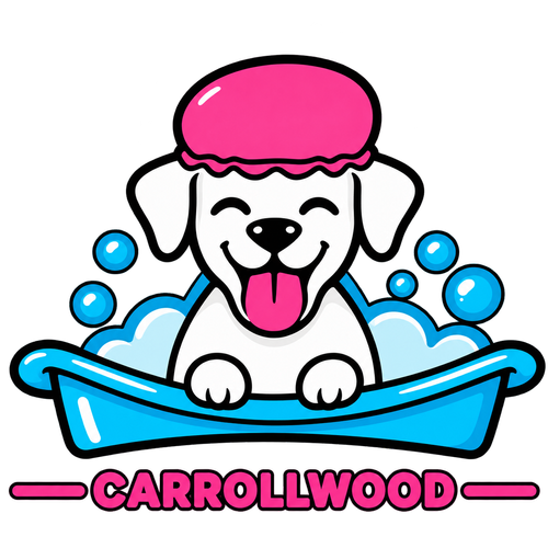 BarkSuds Carrollwood dog bath logo