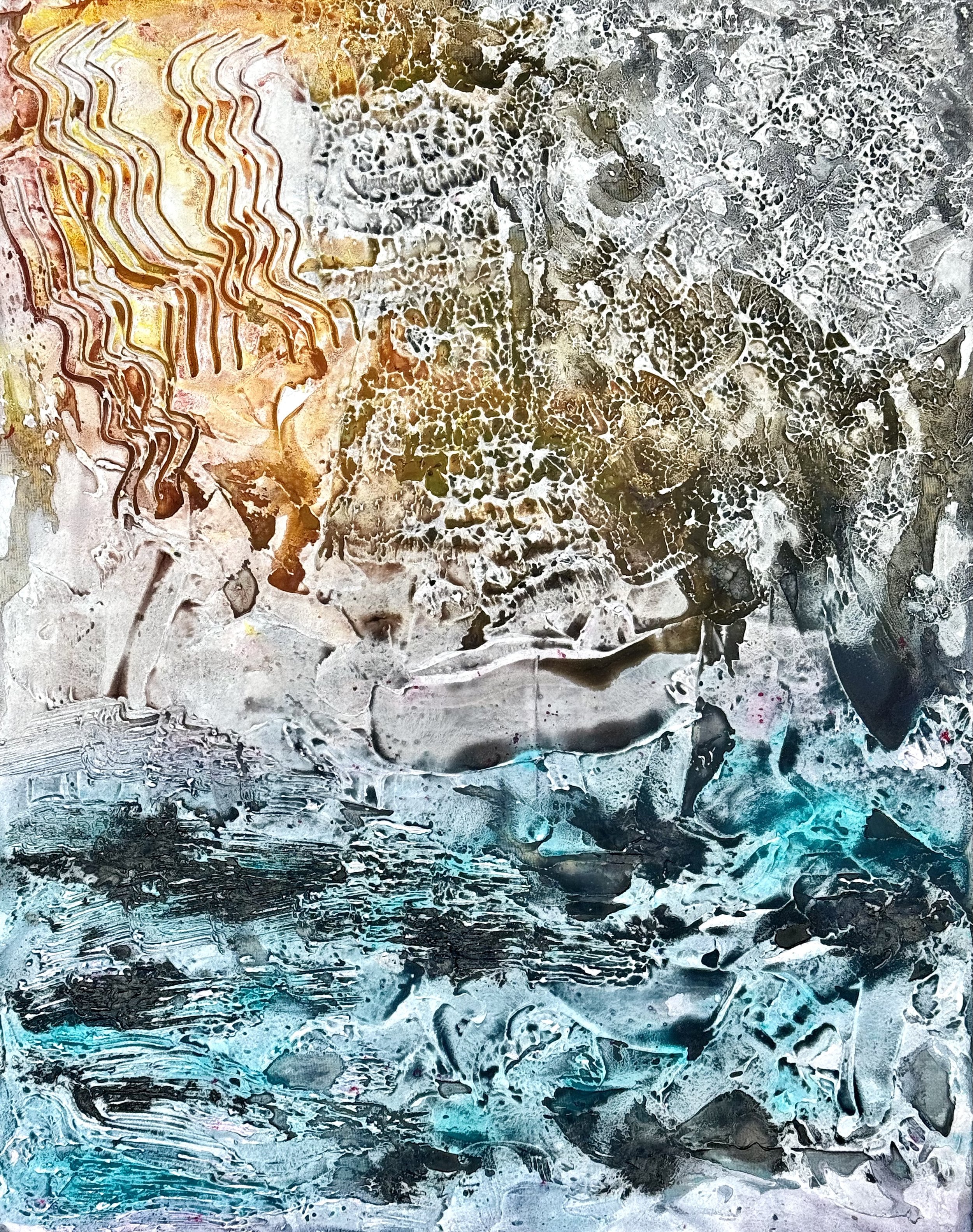 Sunrise at Sea 28x22 mixed media.jpeg