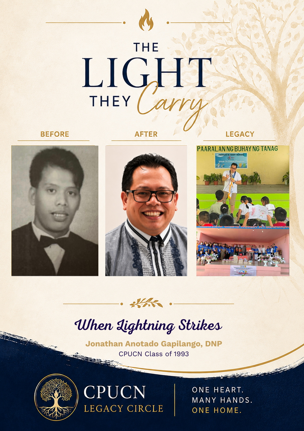 When Lightning Strikes: Jonathan Gapilango | CPUCN Class 1993