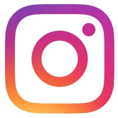 Instagram logo with a colorful gradient