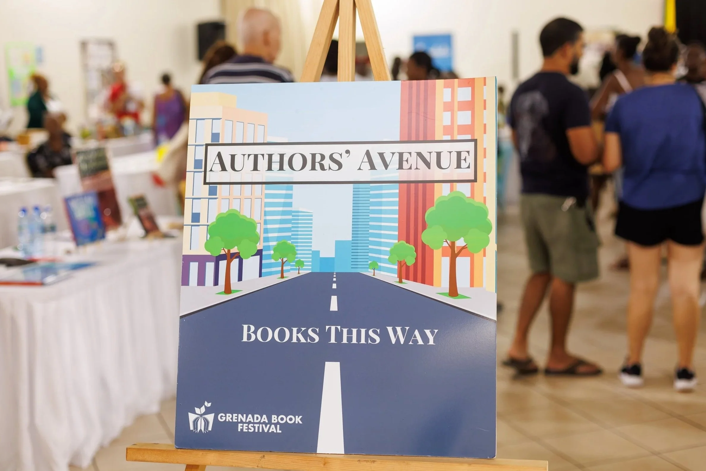 Authors' Avenue exhibition at Grenada Book Festival Book Fair
