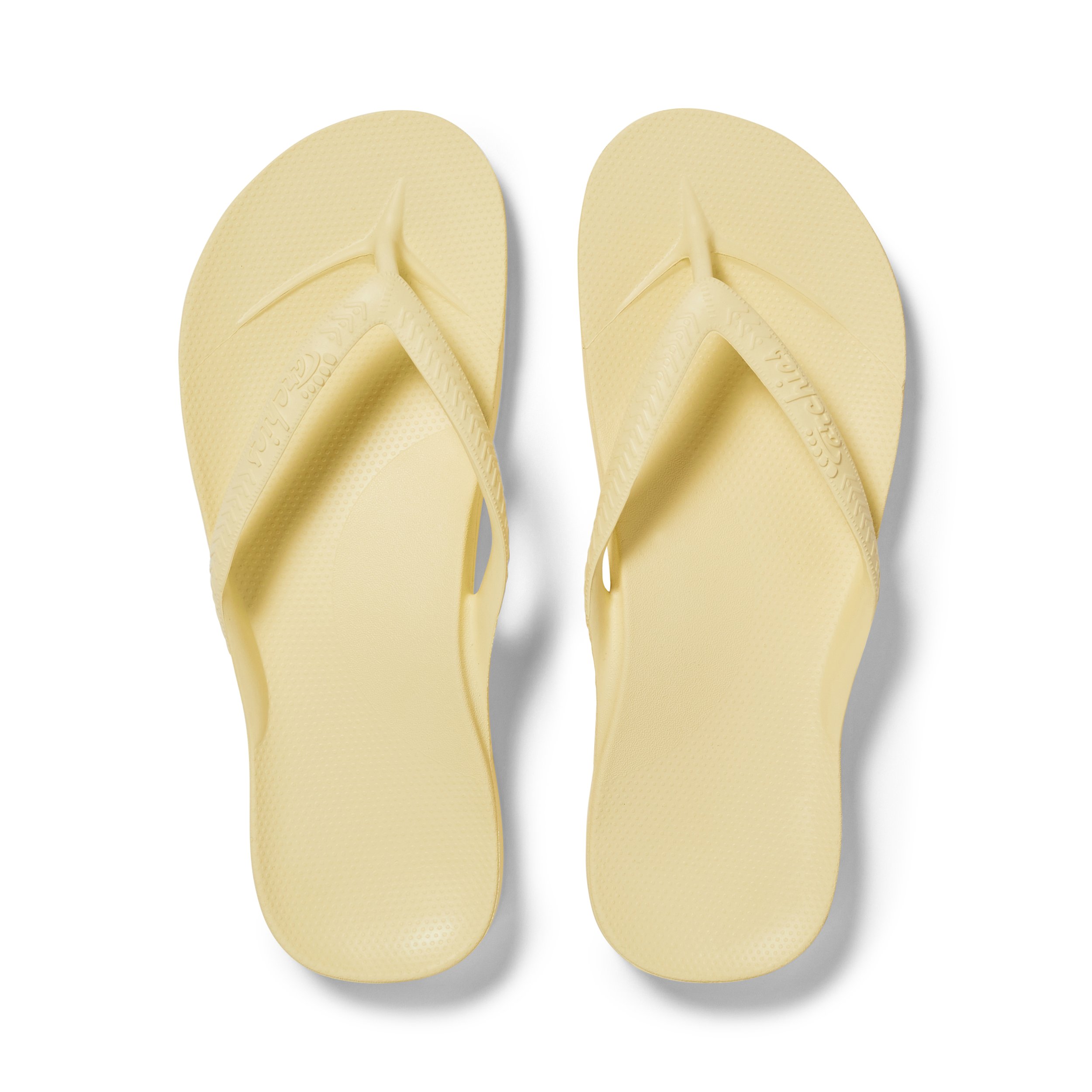 Archies arch support thongs Lemon top.jpg