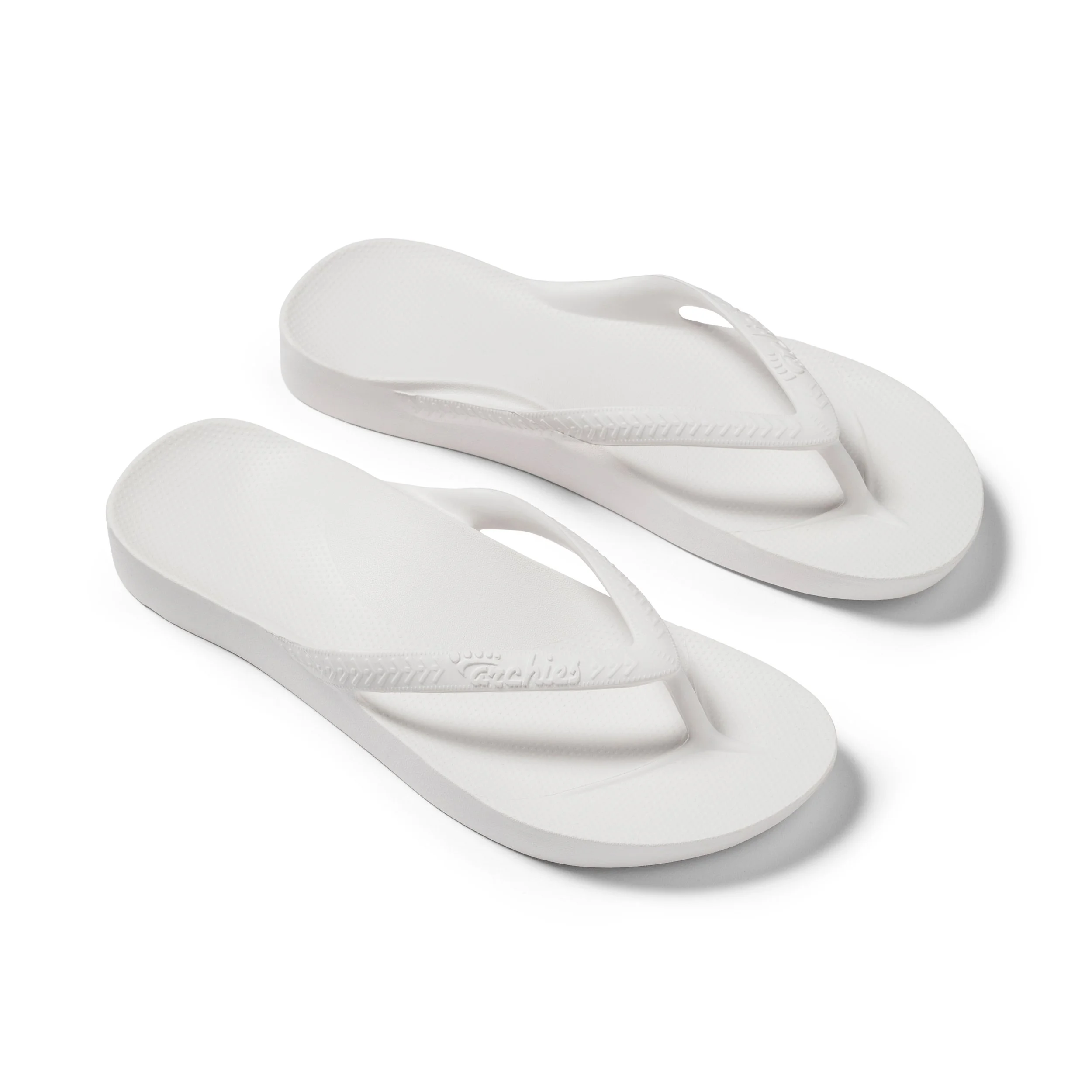 Archies arch support thongs white top 3_4.jpg