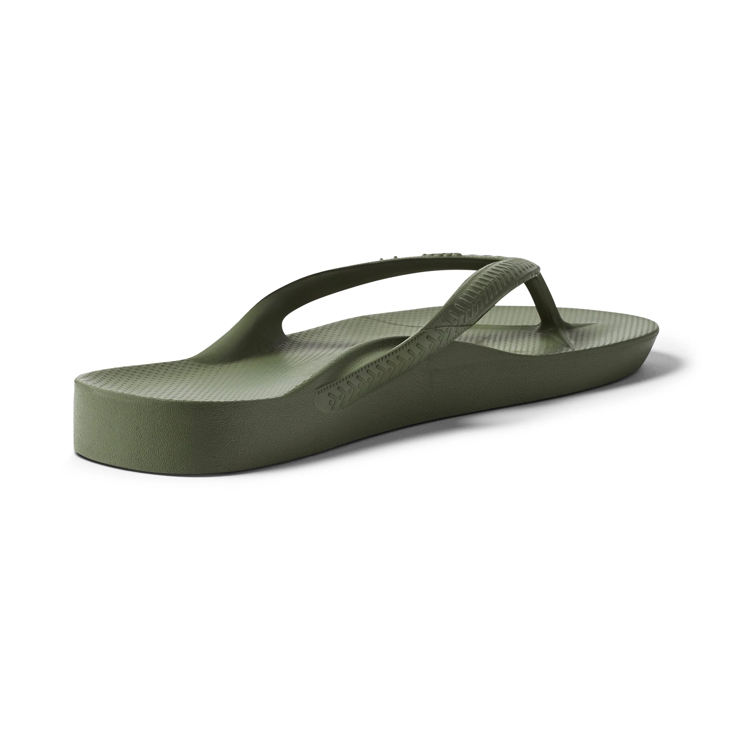 Archies arch support thongs Khaki back 3_4.jpg