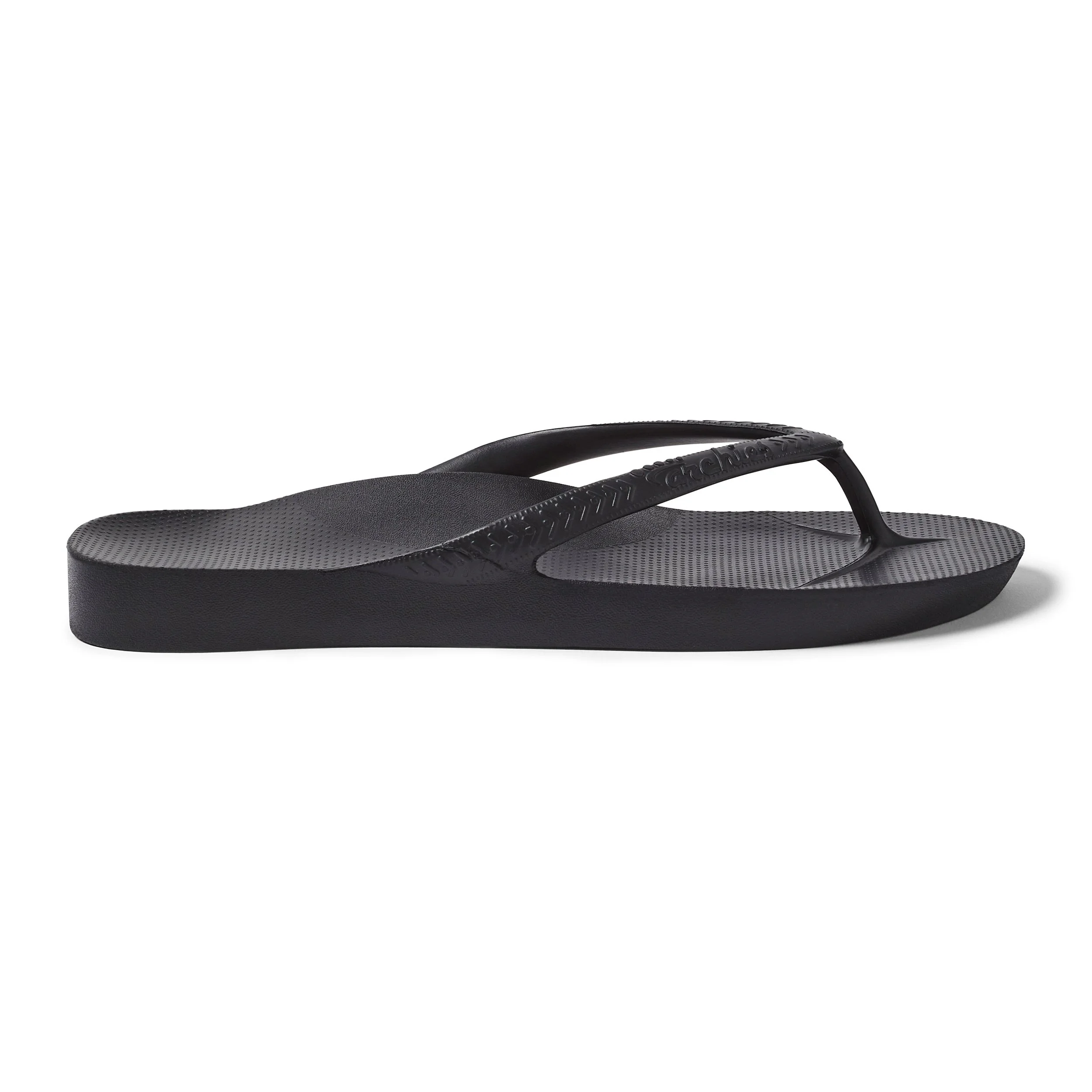 Archies arch support thongs black right.jpg
