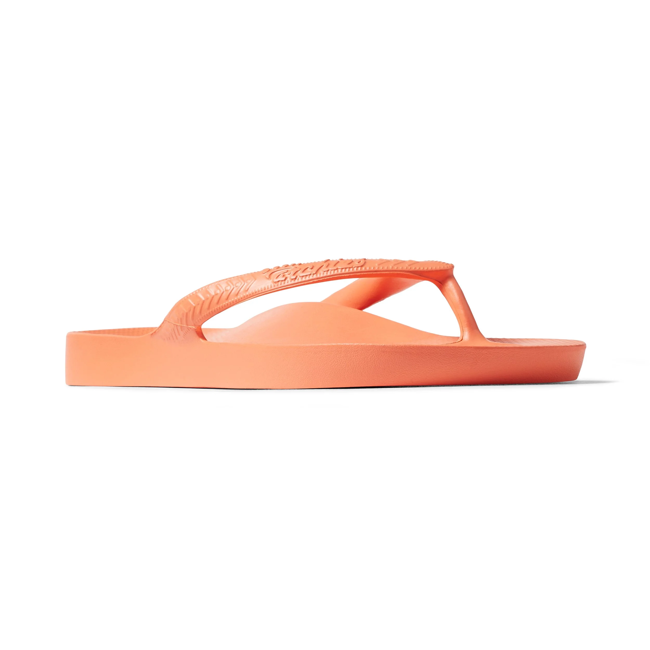 Archies arch support thongs Peach front 3_4.jpg