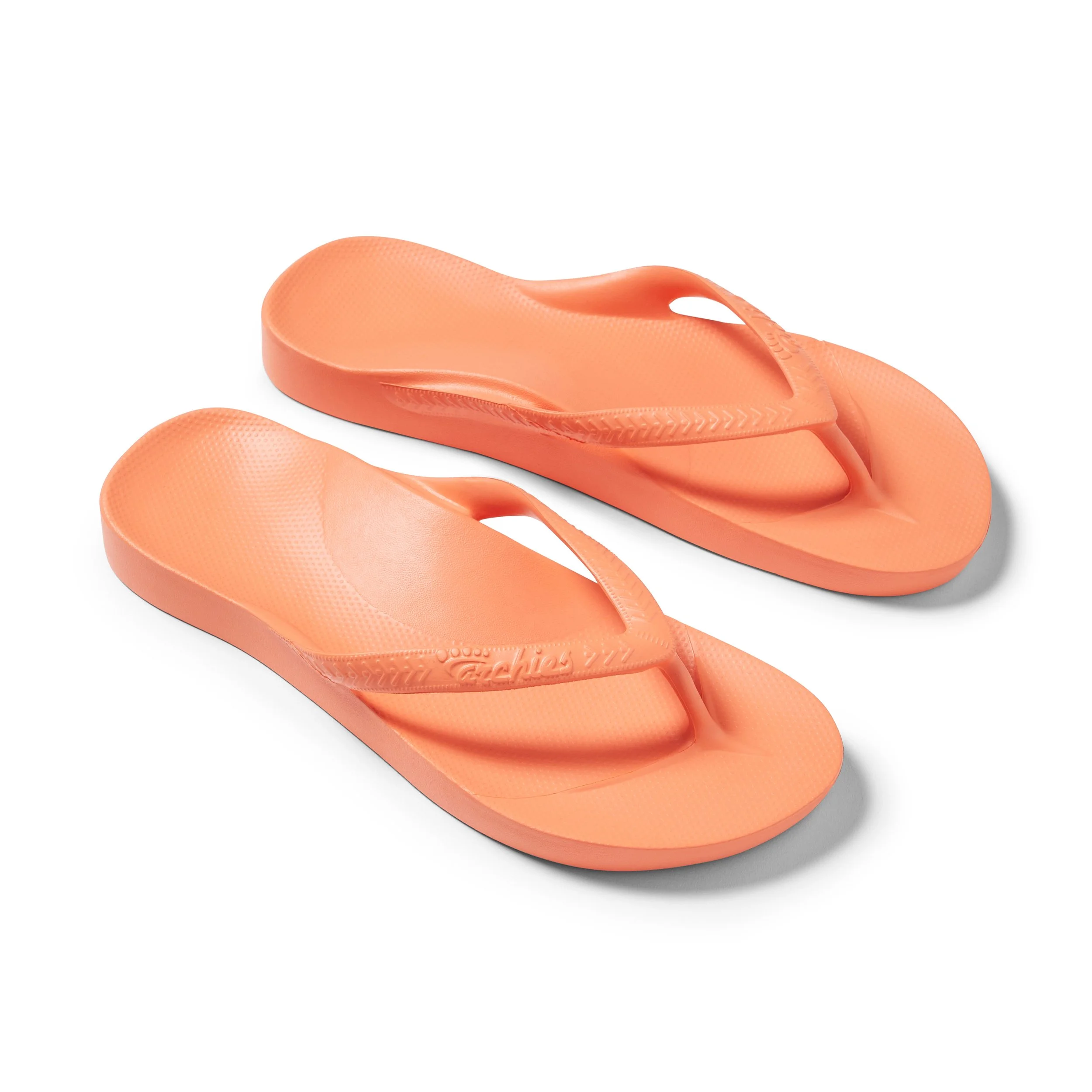 Archies arch support thongs Peach top 3_4.jpg