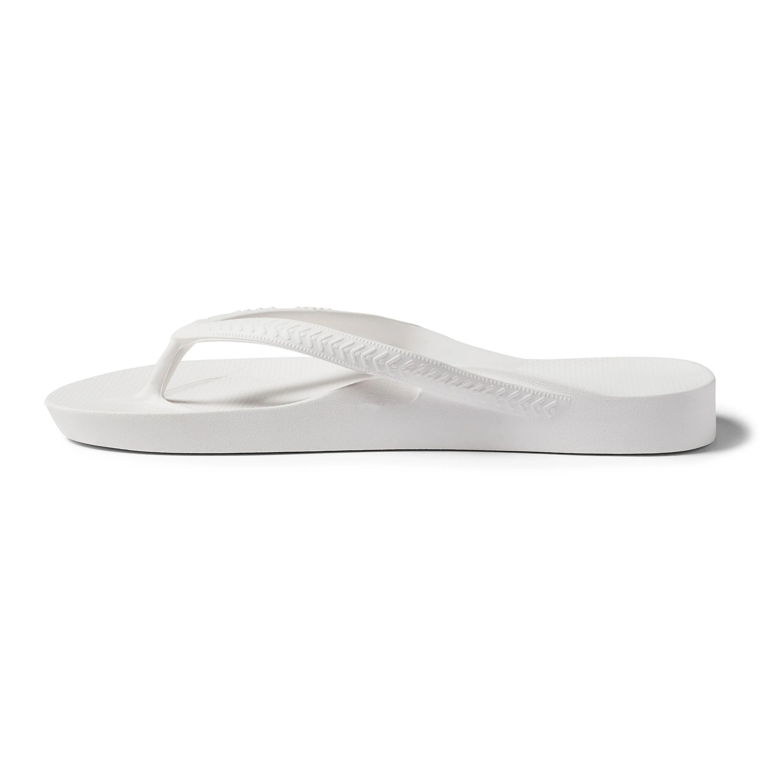 Arch Support Thongs in White