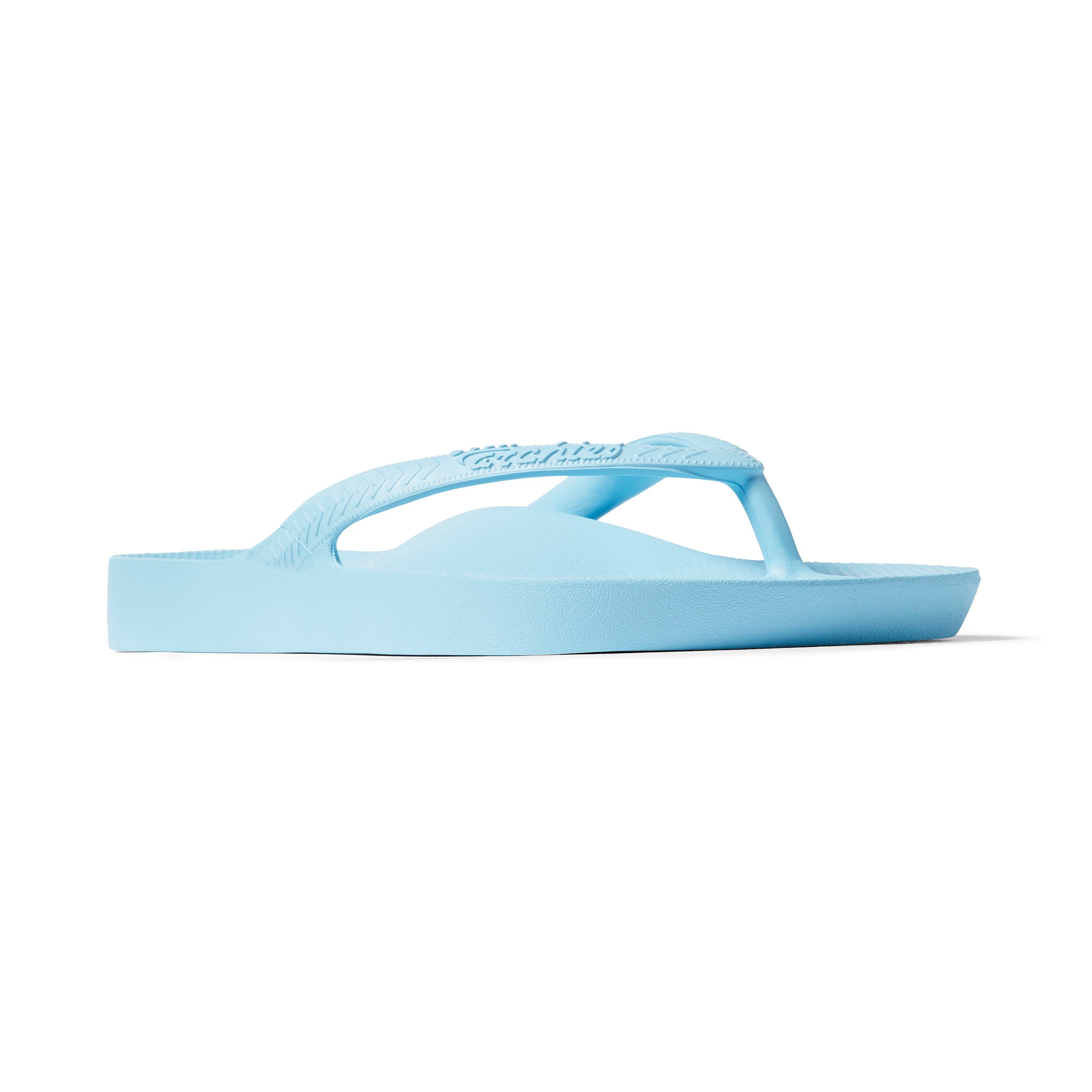 Archies arch support thongs Sky Blue front 3_4.jpg