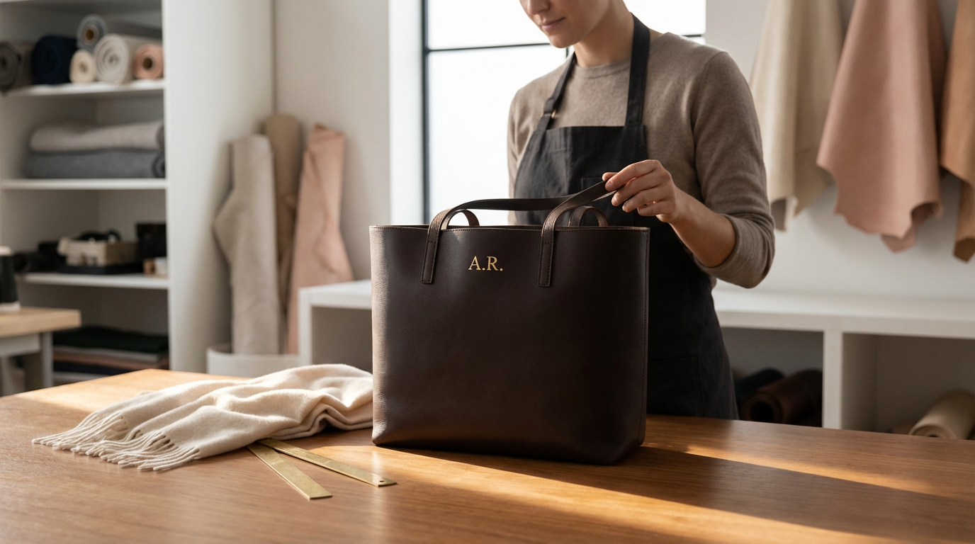 Custom Leather Monogramming