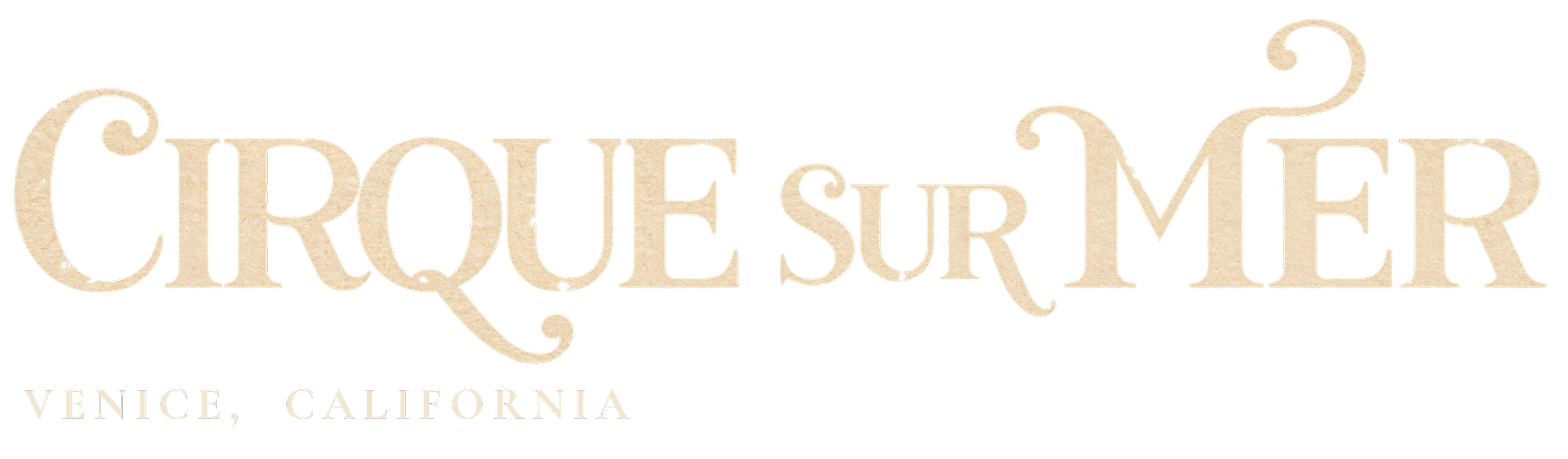 Stylized text reading "CROWLE'S SURF" with smaller text "VENICE, CALIFORNIA" beneath it.
