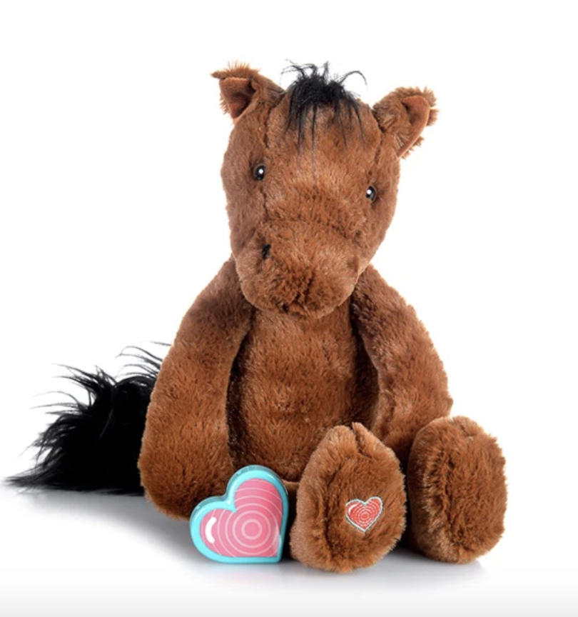 Vintage Horse Heartbeat Bear