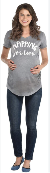 Napping for Two Maternity Shirt