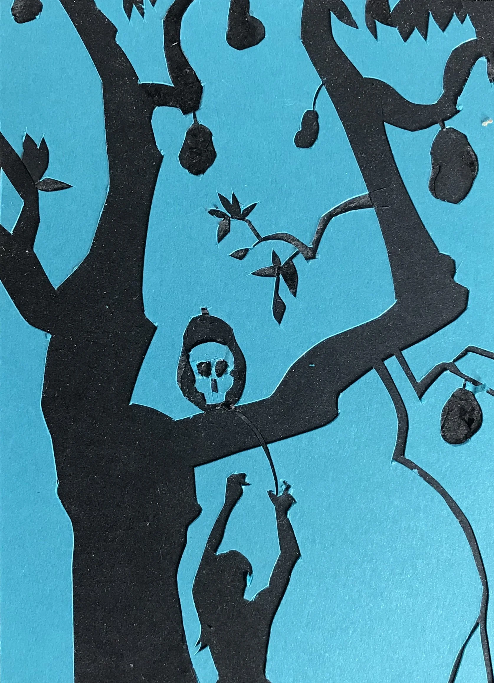 Maiden Blood Moon Becomes Pregnant from the Spit in the Calabash Tree - Popol Vuh, Mayan Mythology ( Mesoamerica)