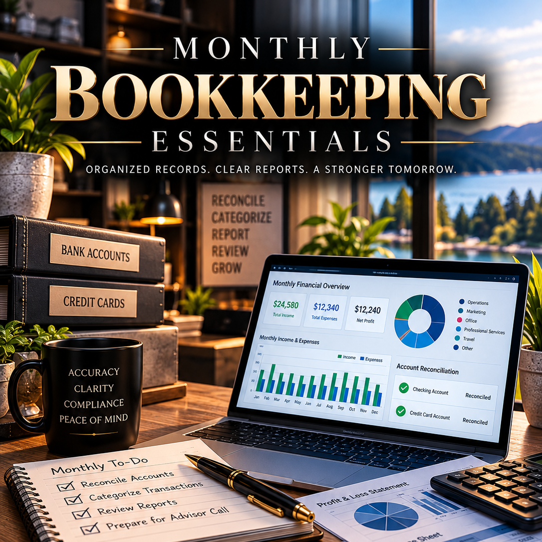 Monthly Bookkeeping - Essentials