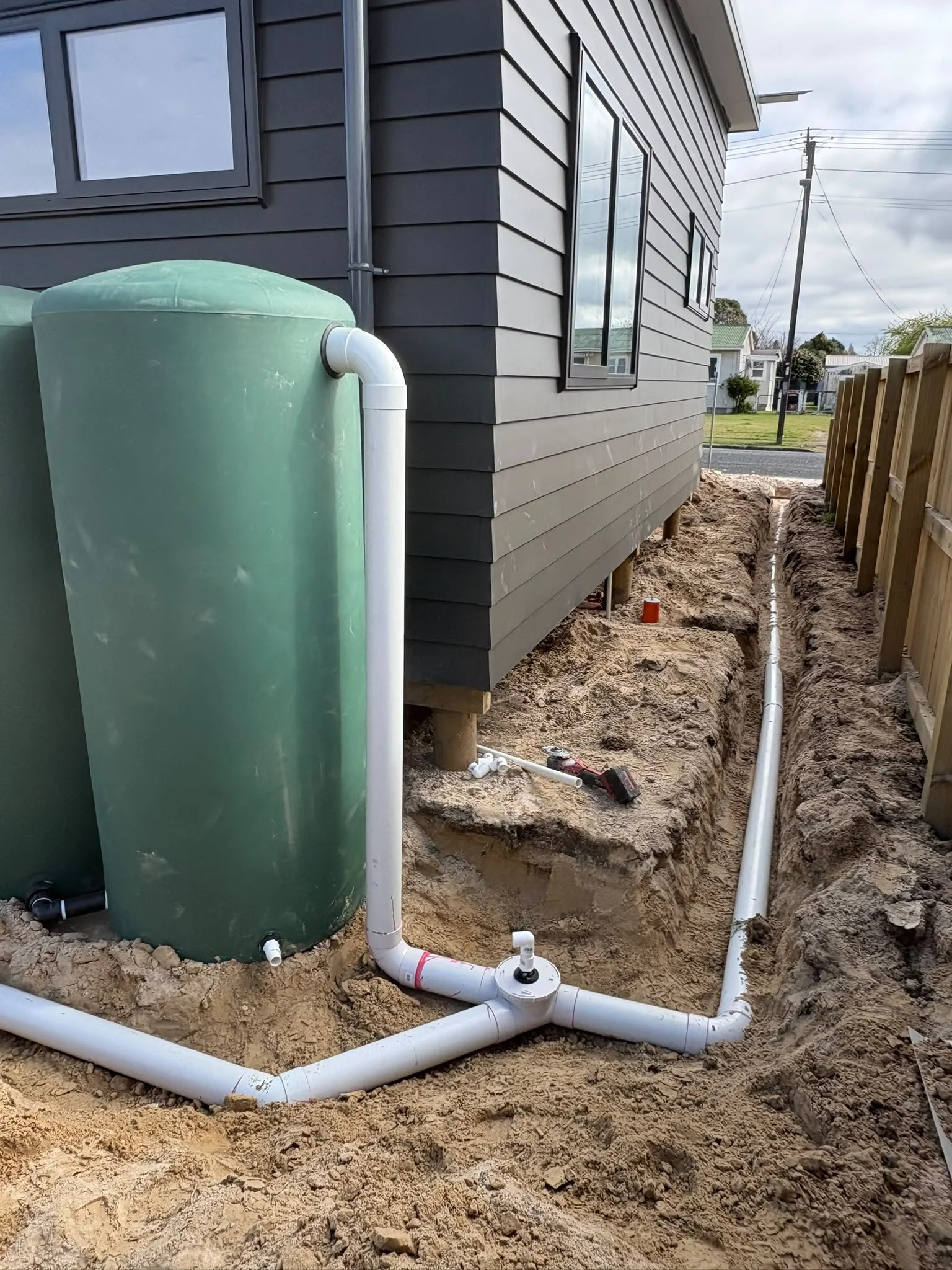 Drainage done by Rouse Contracting LTD