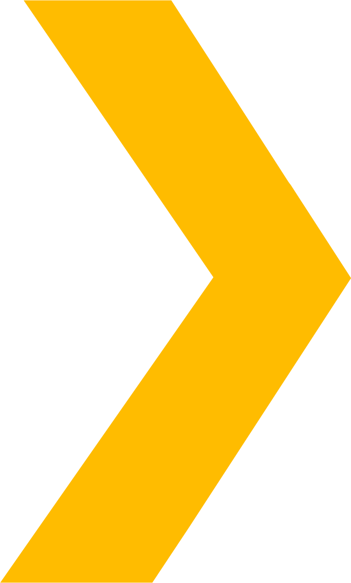 Large black arrow pointing to the right with a yellow outline.