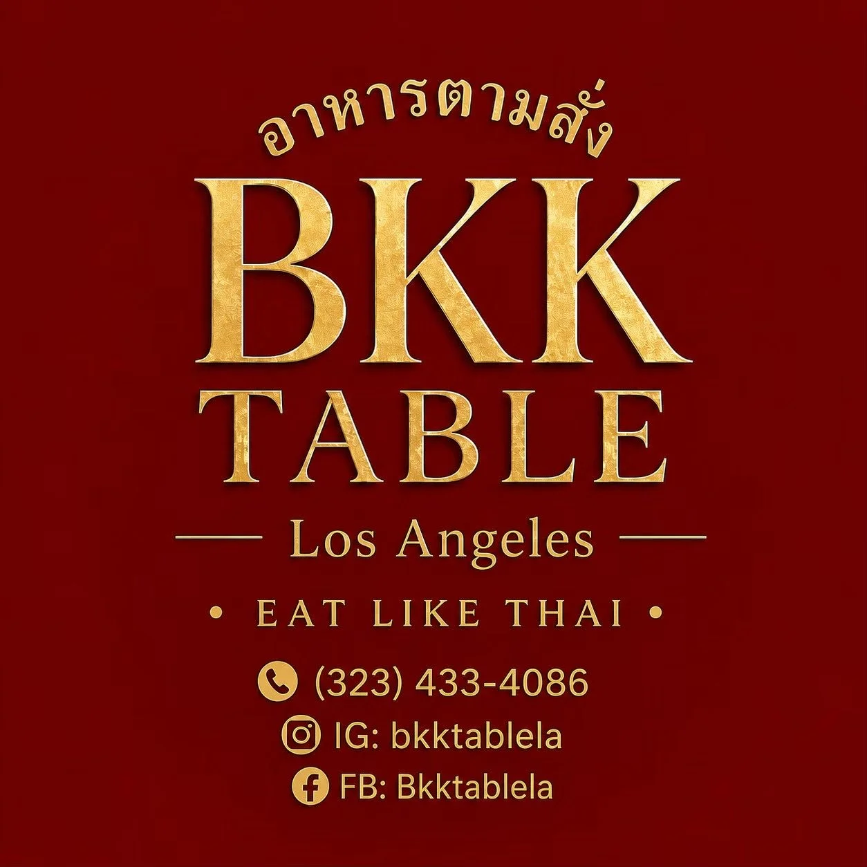 BKK TABLE
