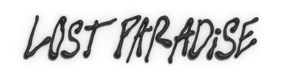 Neon-style sign that reads "Lost Thause" in stylized cursive font.