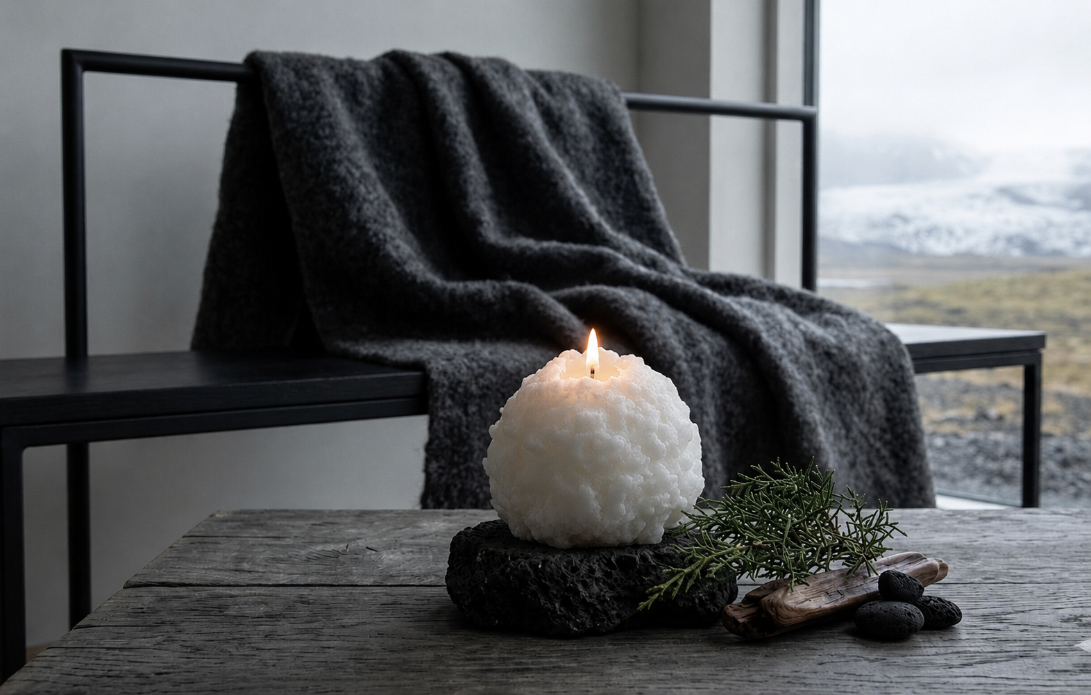 The Snowball Candle