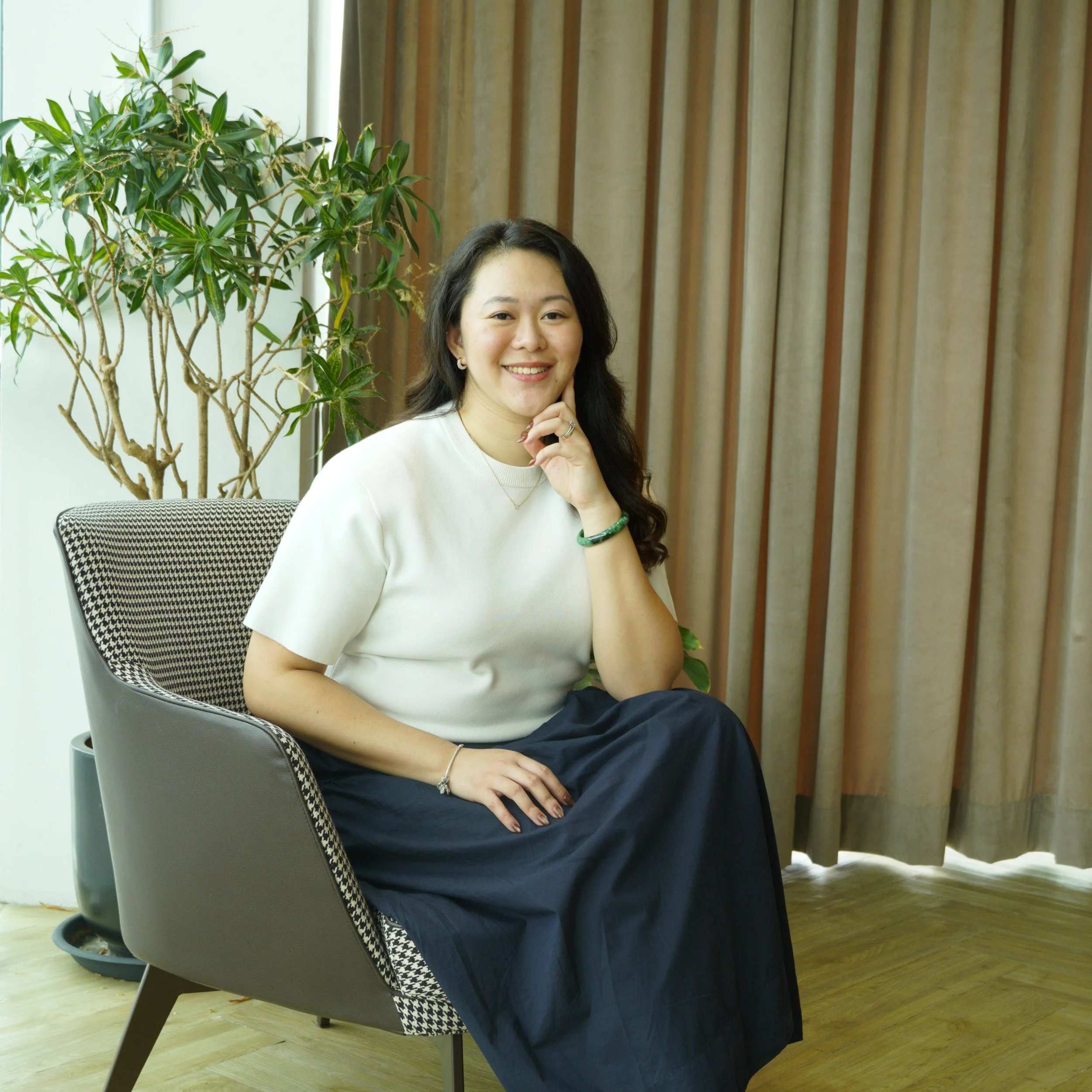 Betty Lim as Growth Lead and a licensed & registered counsellor at Human Bean | Human Bean | Therapy Space for you to be Human