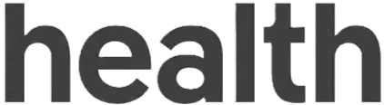 Close-up of the word 'health' in bold, gray letters.