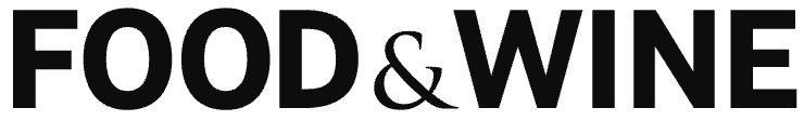 Text reading 'FOOD & WINE' in bold black letters.