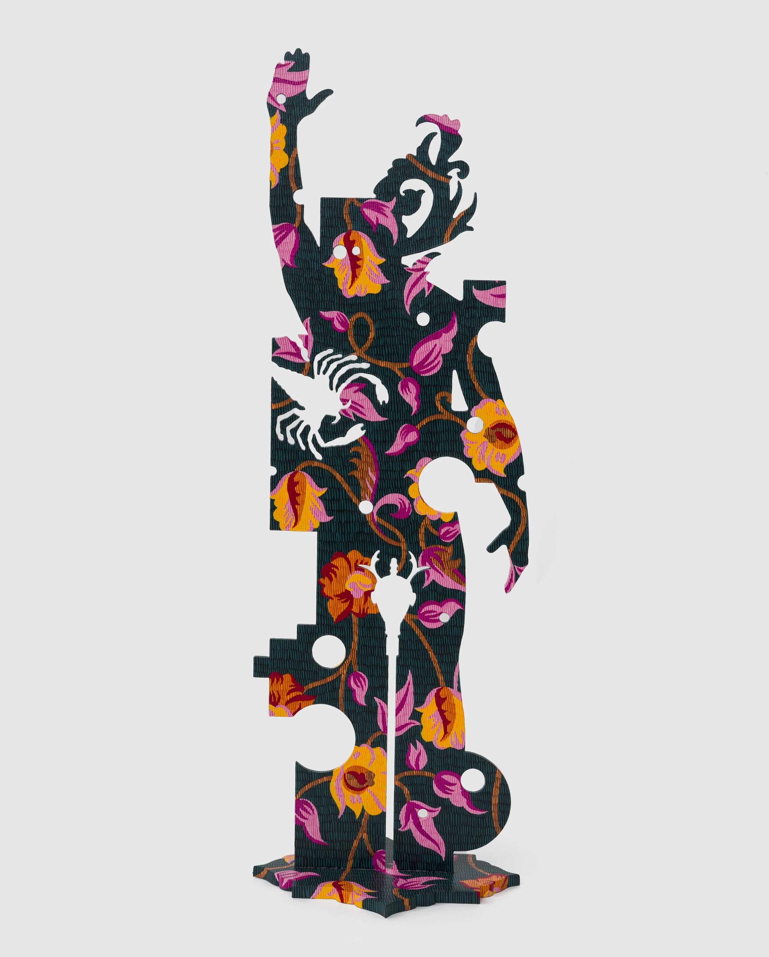 Speak Up, 2024
Acrylic, aluminum and hardware
37”x12”x9”