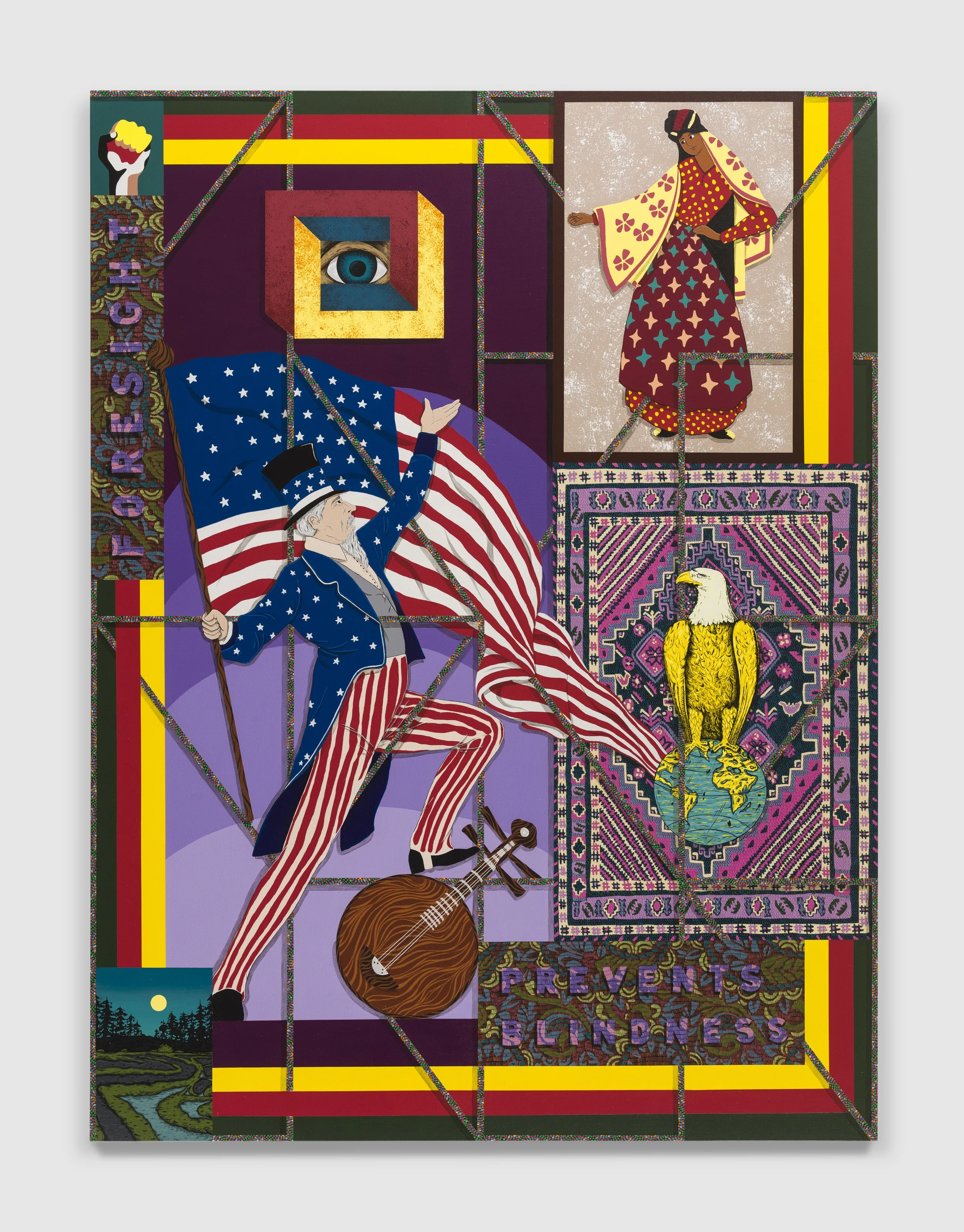 Foresight Prevents Blindness, 2022
Acrylic on canvas
96"x72"