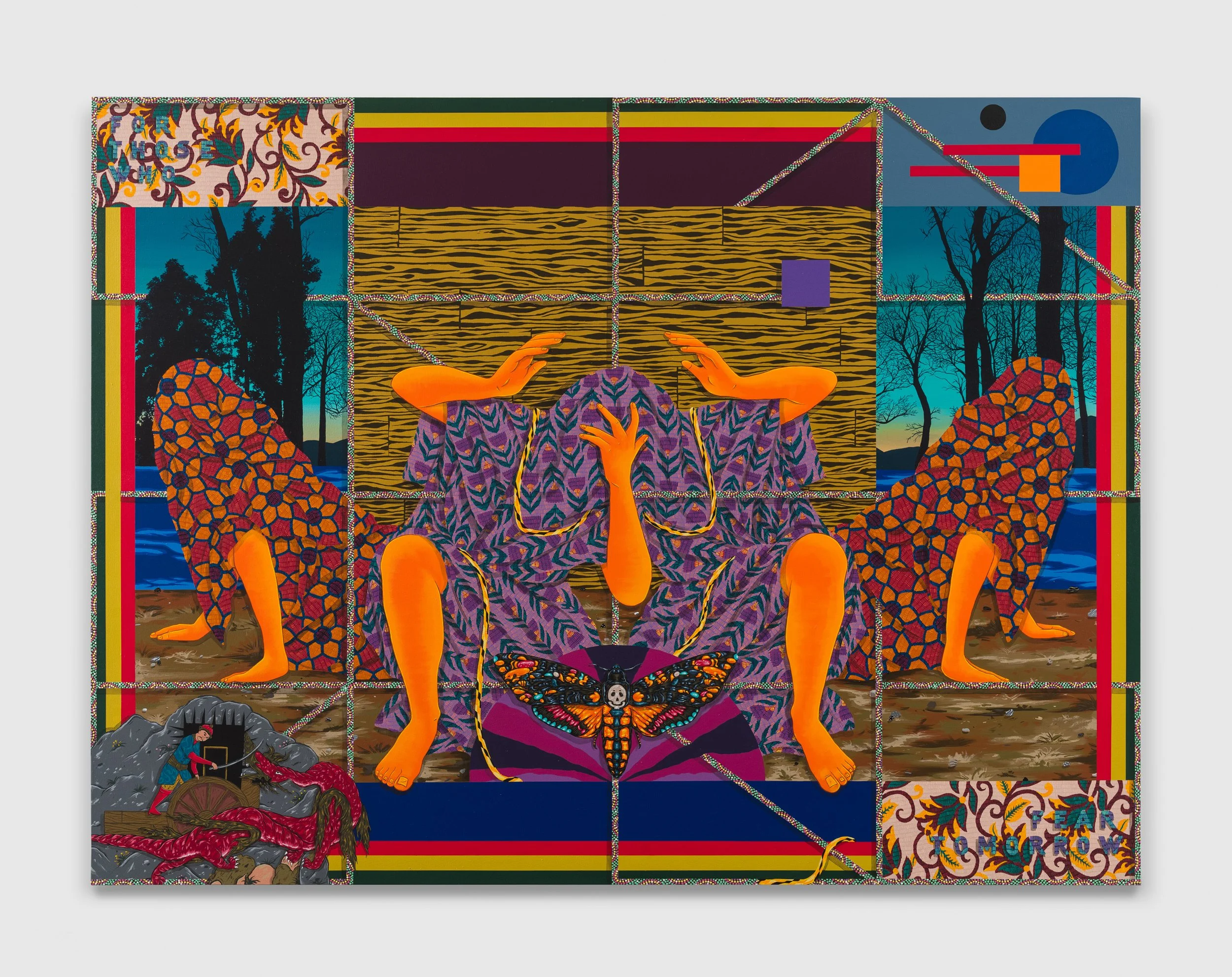 For Those Who Fear Tomorrow, 2022
Acrylic on canvas
72"x96"