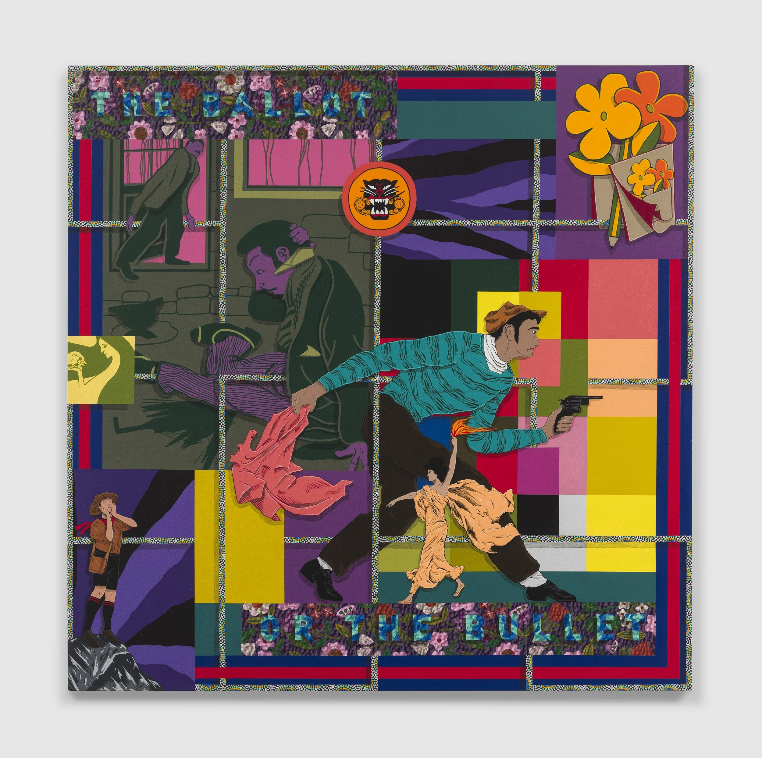 The Ballot or the Bullet, 2022
Acrylic on canvas
60"x60" 