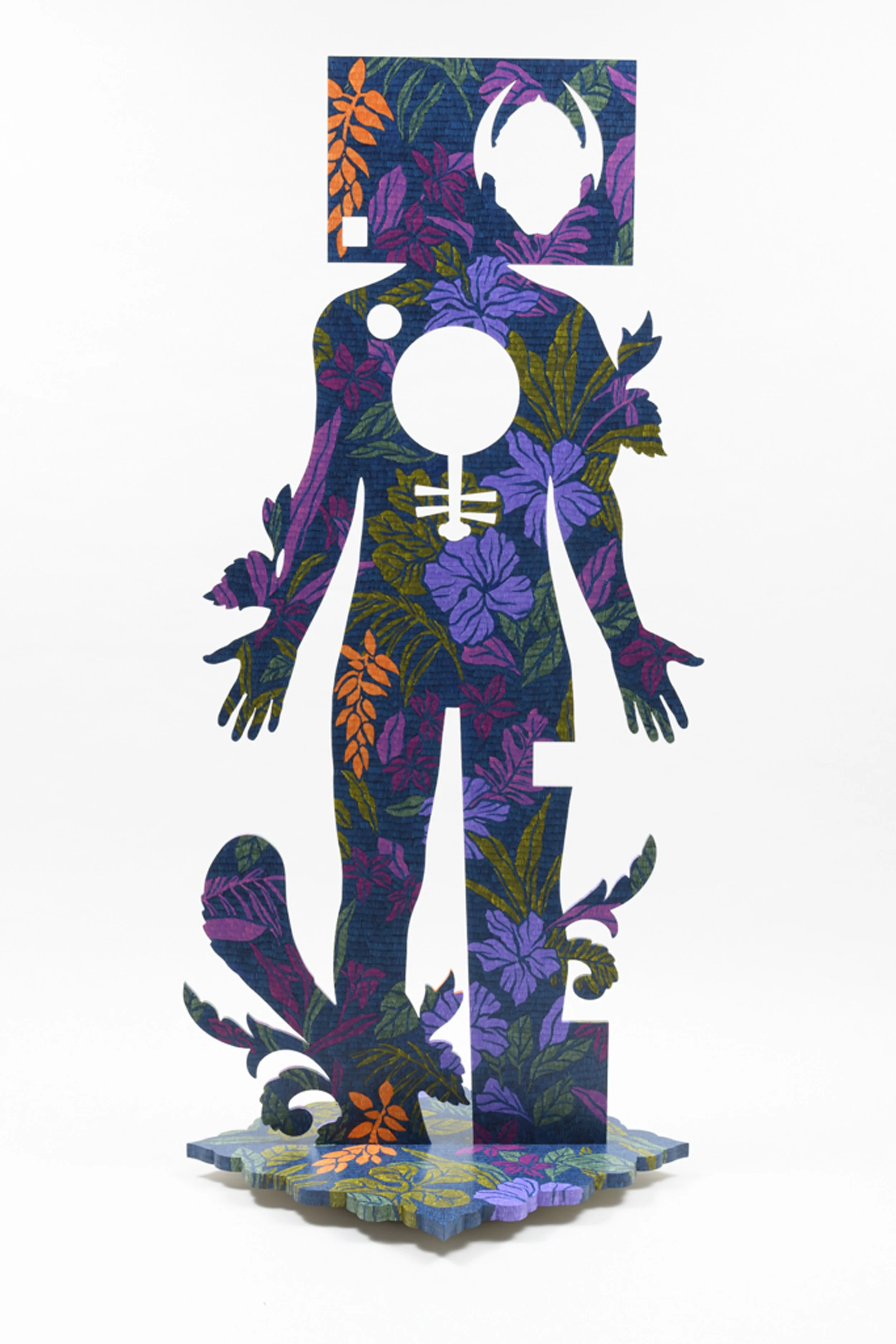 Love and Lust, 2022
Aluminum, Hardware, Acrylic 
72”x 34"x28”
