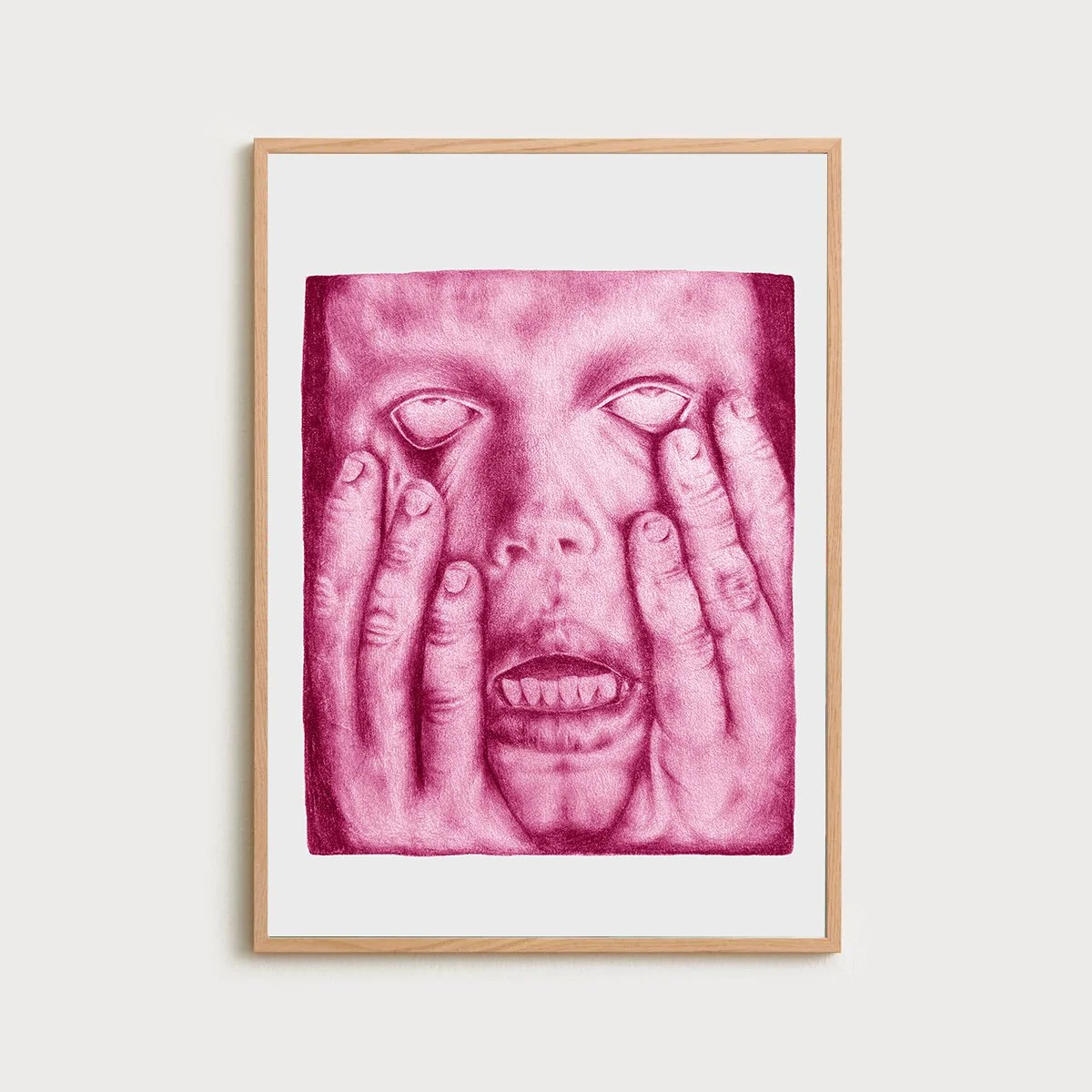 'Unmasked' Pretty In Pink - Giclee Print
