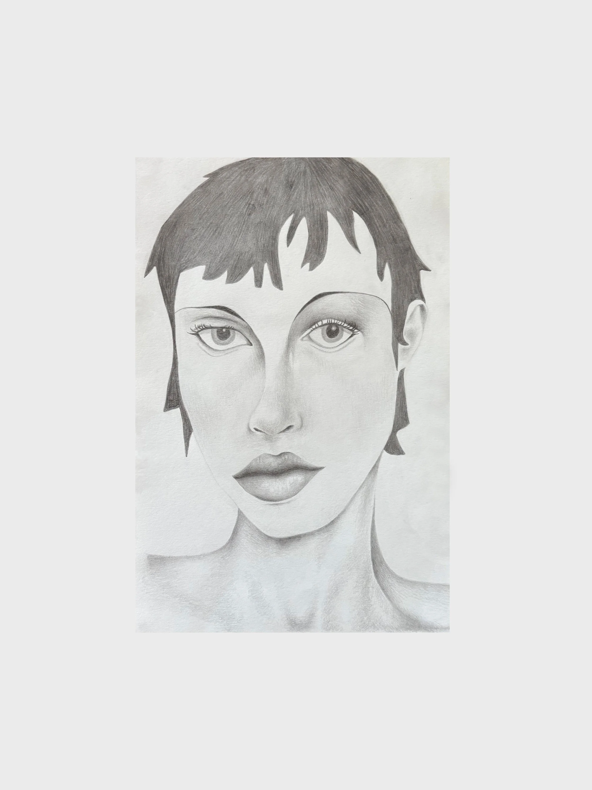 'Ladyface' - Original, Framed