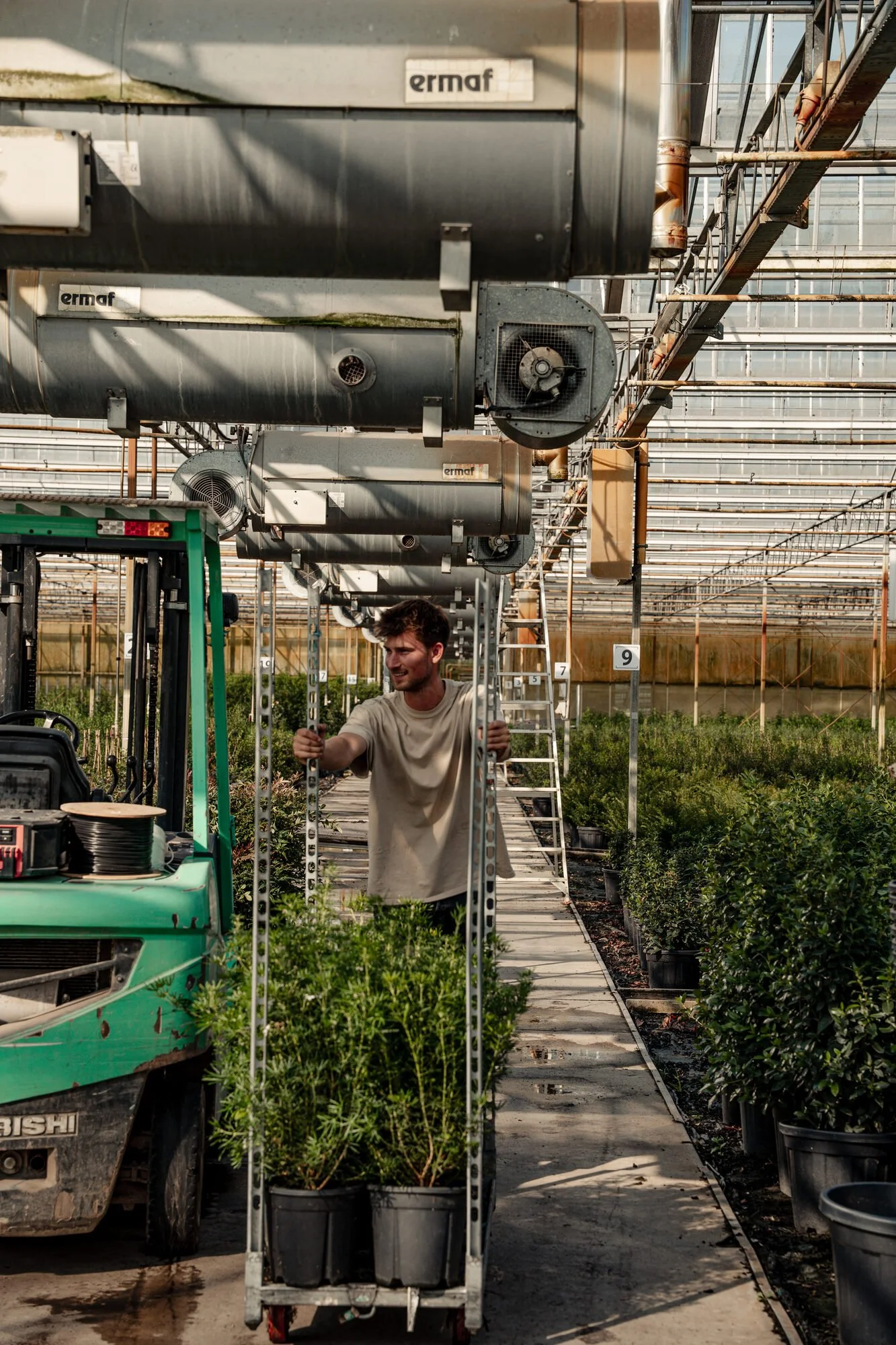 Bram Peters, mede-eigenaar van Plant-Discovery in Bree en Kortessem.