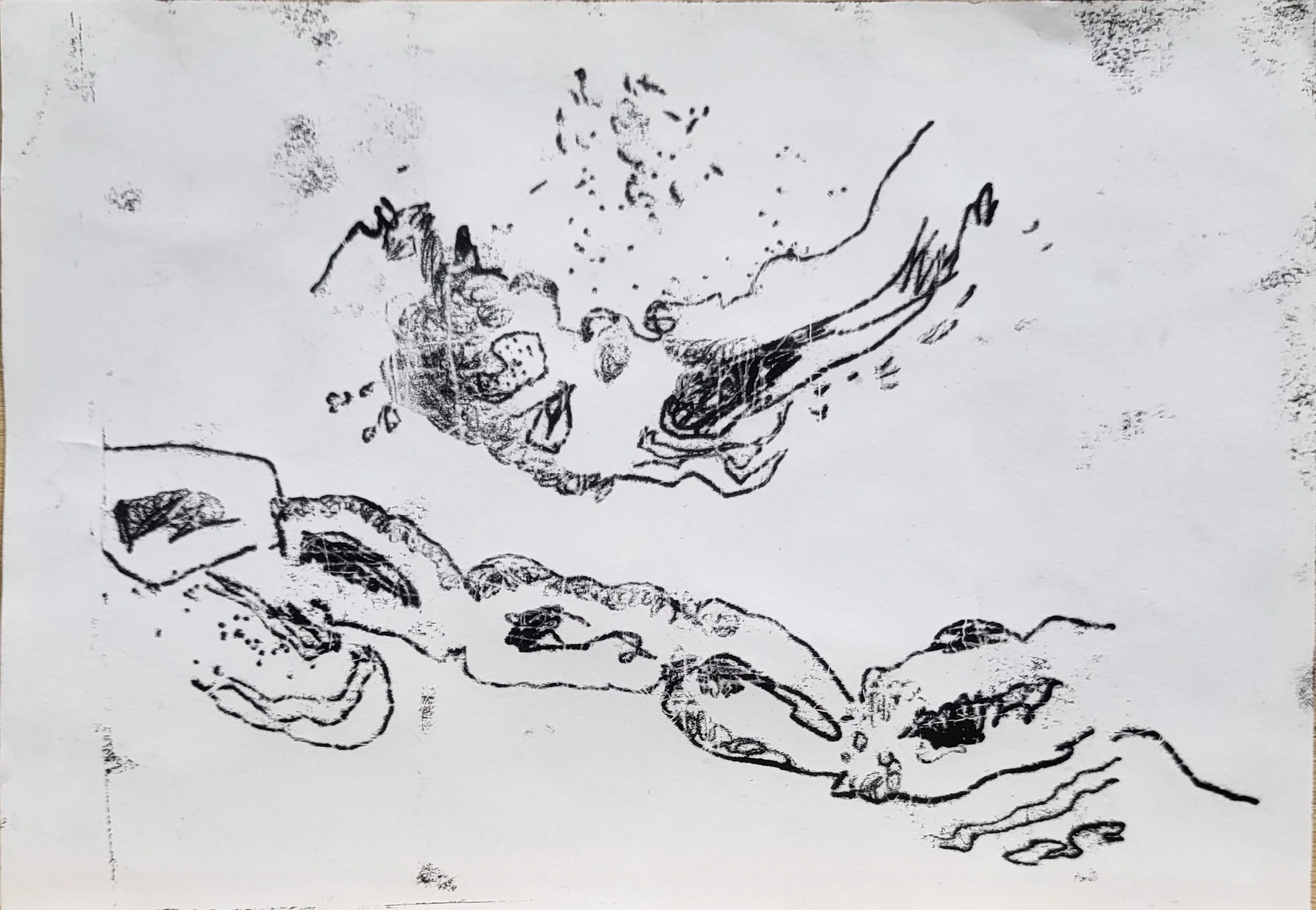 Trachea slide monotype.