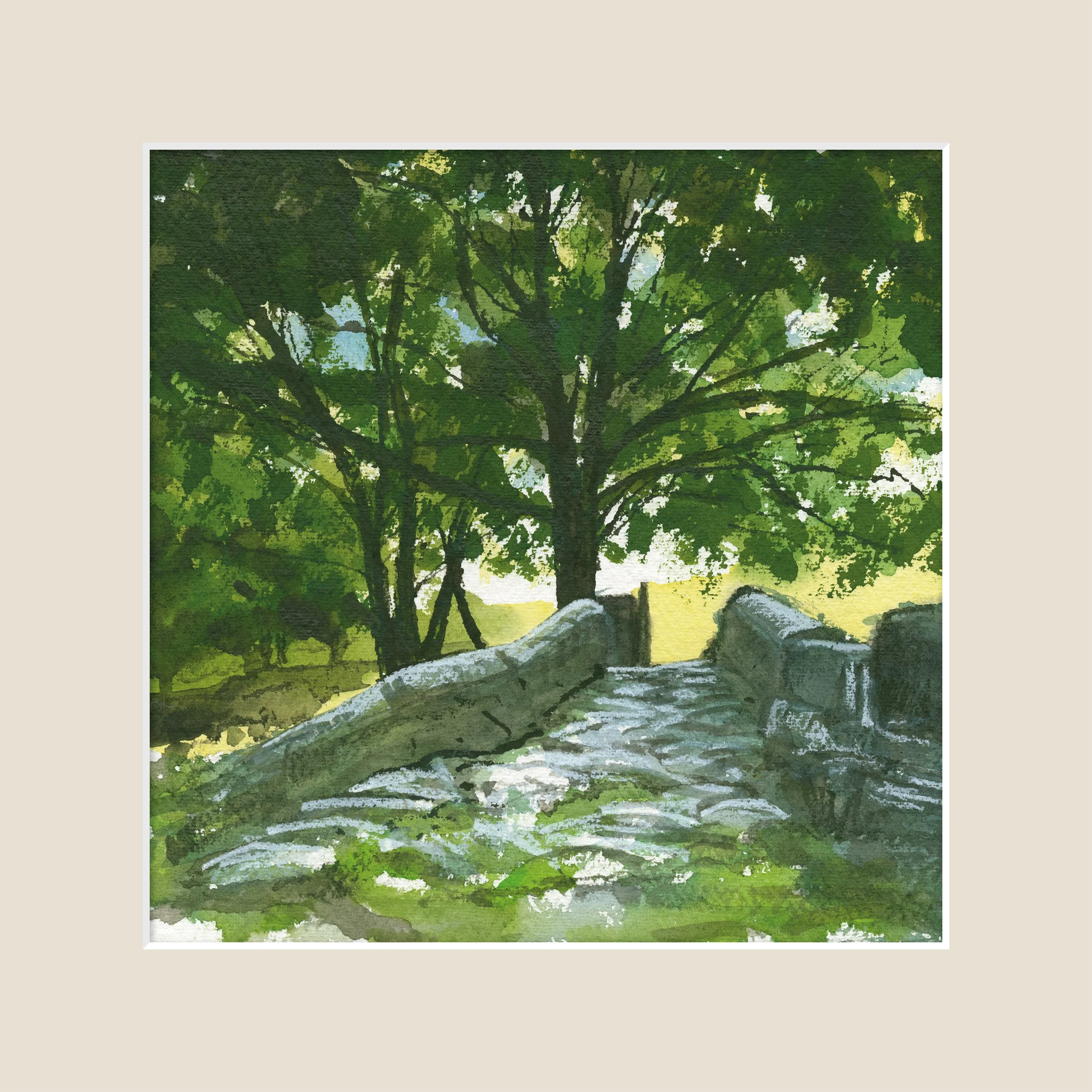 Packhorse Bridge at Eastergate, Marsden Moor

All summer I have been wandering and sketching over Marsden Moor. This plein air sketch of Eastergate Bridge was the first of four done on a very hot August day. I managed to sit in the shade for three of