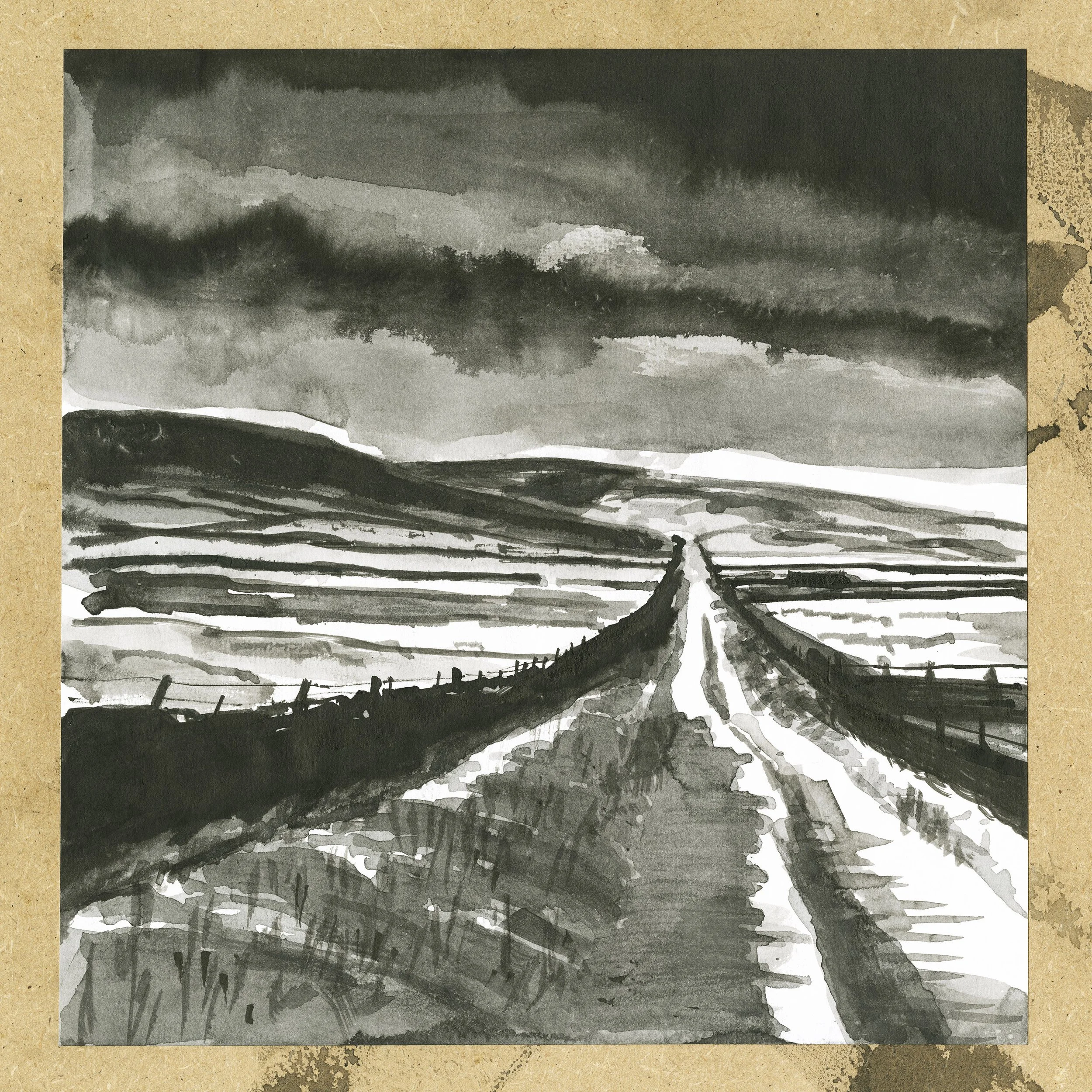 Fritz-Fitton-Art-Original-Sketch-Winter-Issues-Road.jpg