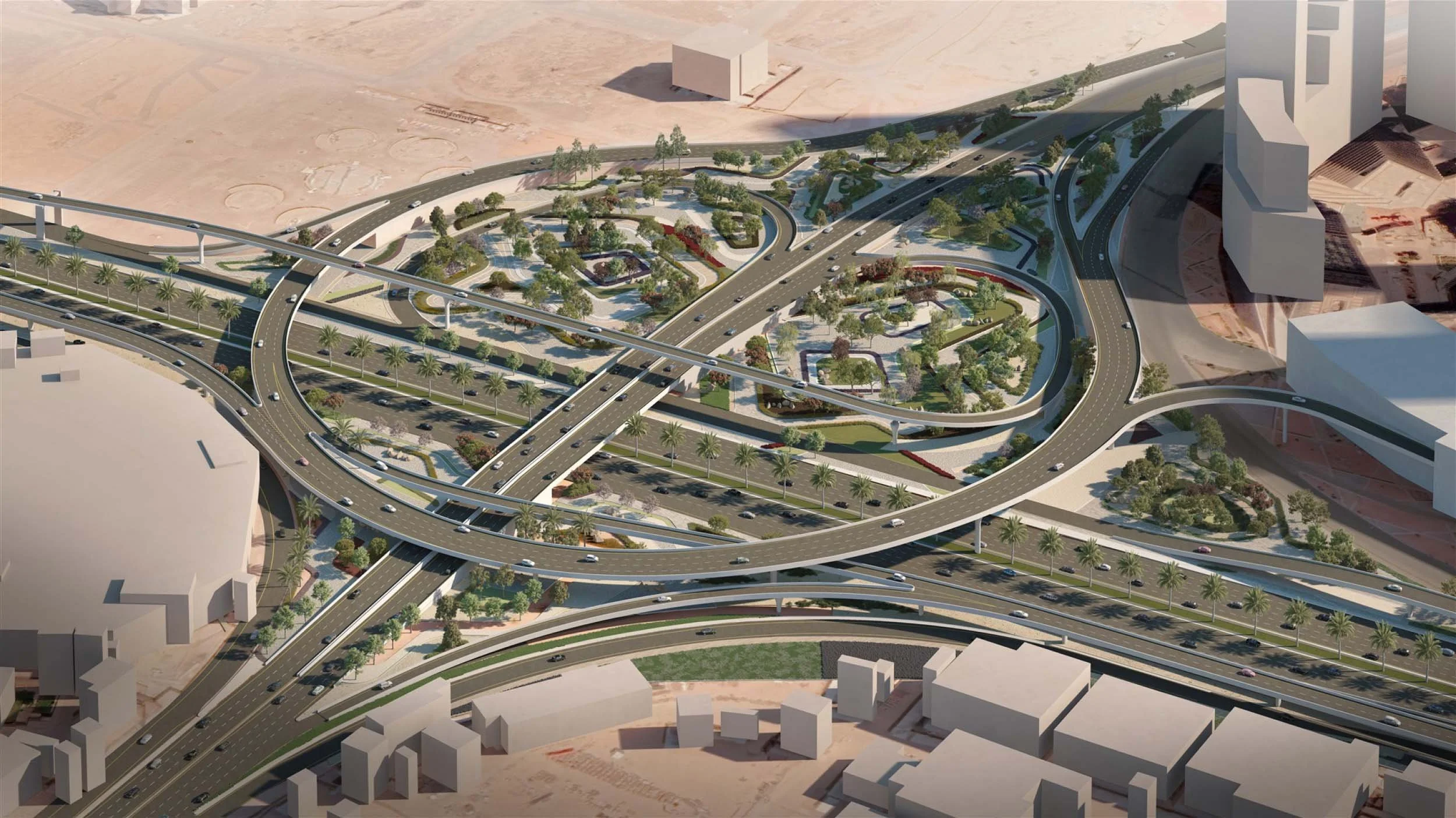King Abdullah Financial District (KAFD) Access Road Network