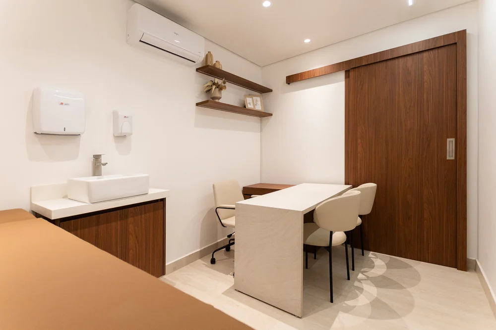 Sala de atendimento da Aeris