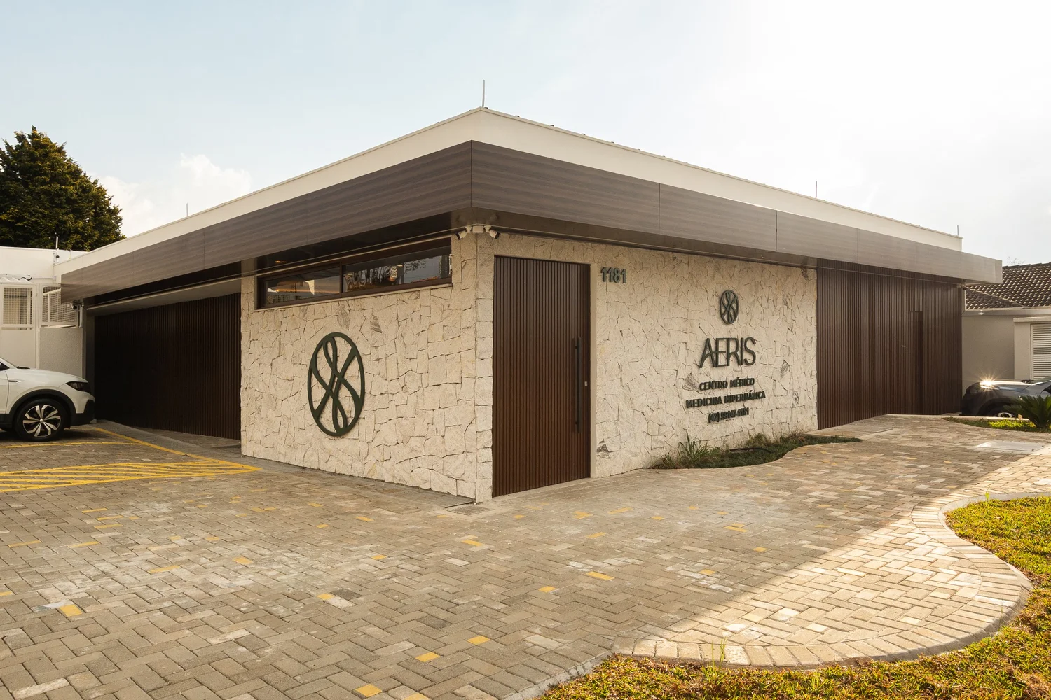 Fachada da clínica Aeris em Guarapuava